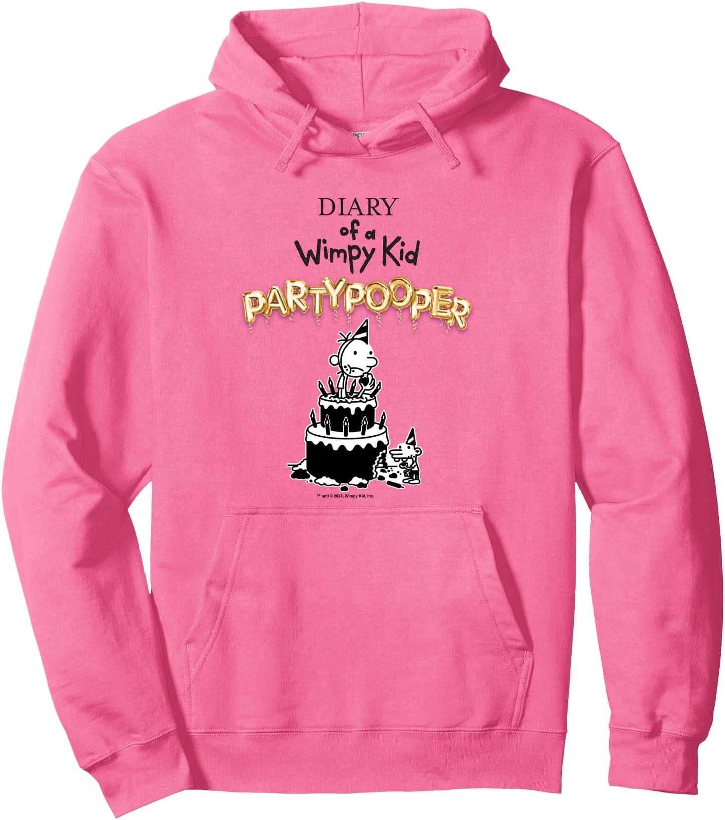 Diary of a Wimpy Kid Party Pooper Cover Pullover Hoodie