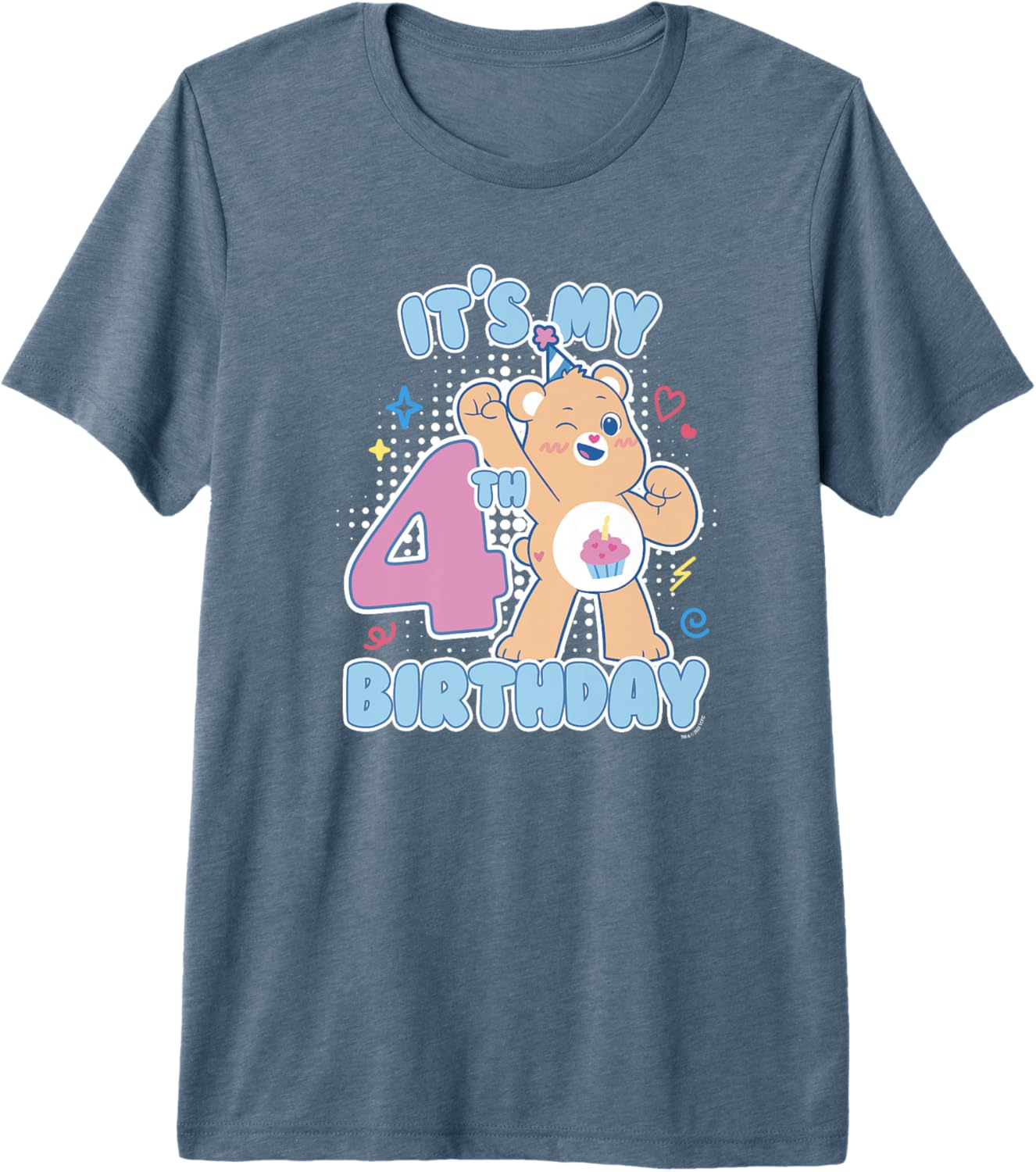 Care Bears Birthday Bear It's My 4th Birthday Cupcake Chibi Premium
