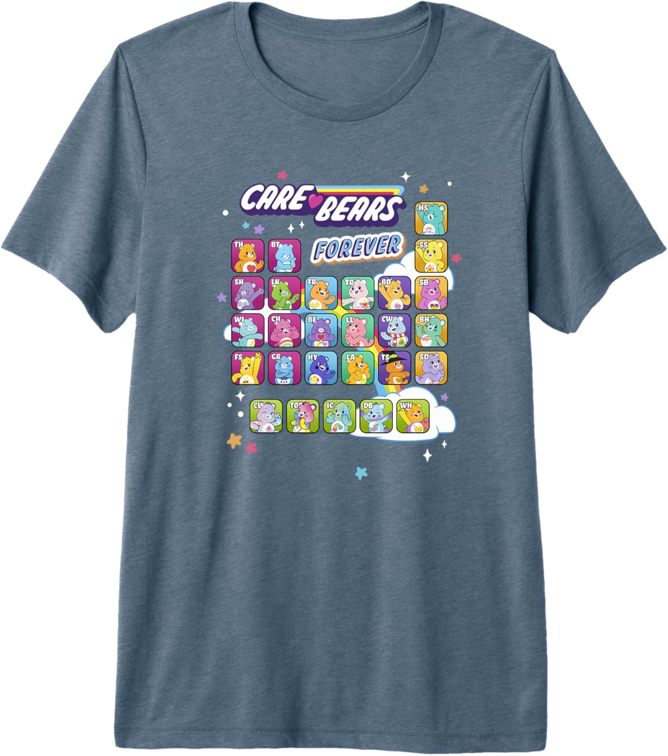 Care Bears Forever Rainbow Chibi Periodic Table Of Bears Premium