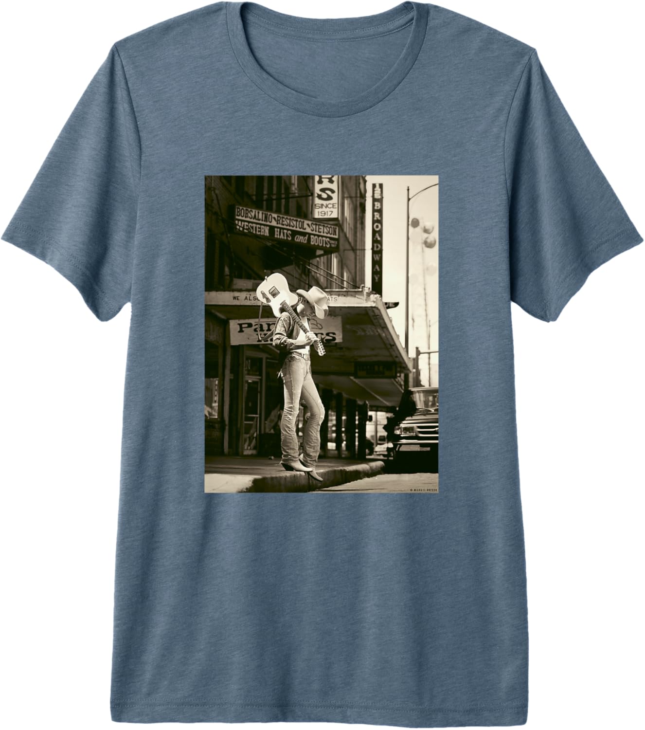 Dwight Yoakam US Country Singer by Michael Grecco Premium Tri-Blend