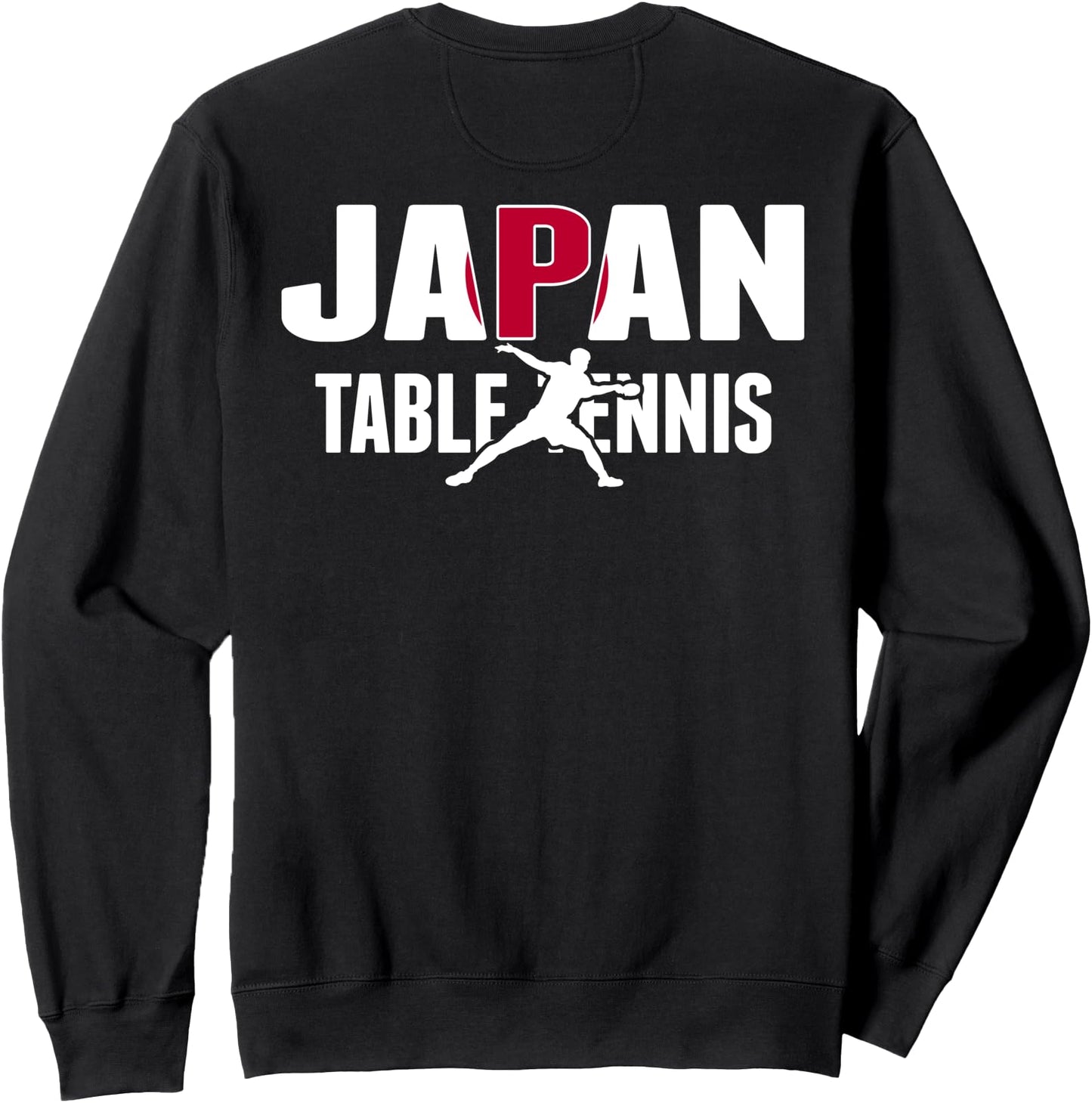 Japan Table Tennis Fans Jersey Japanese Ping Pong Lovers Sweatshirt