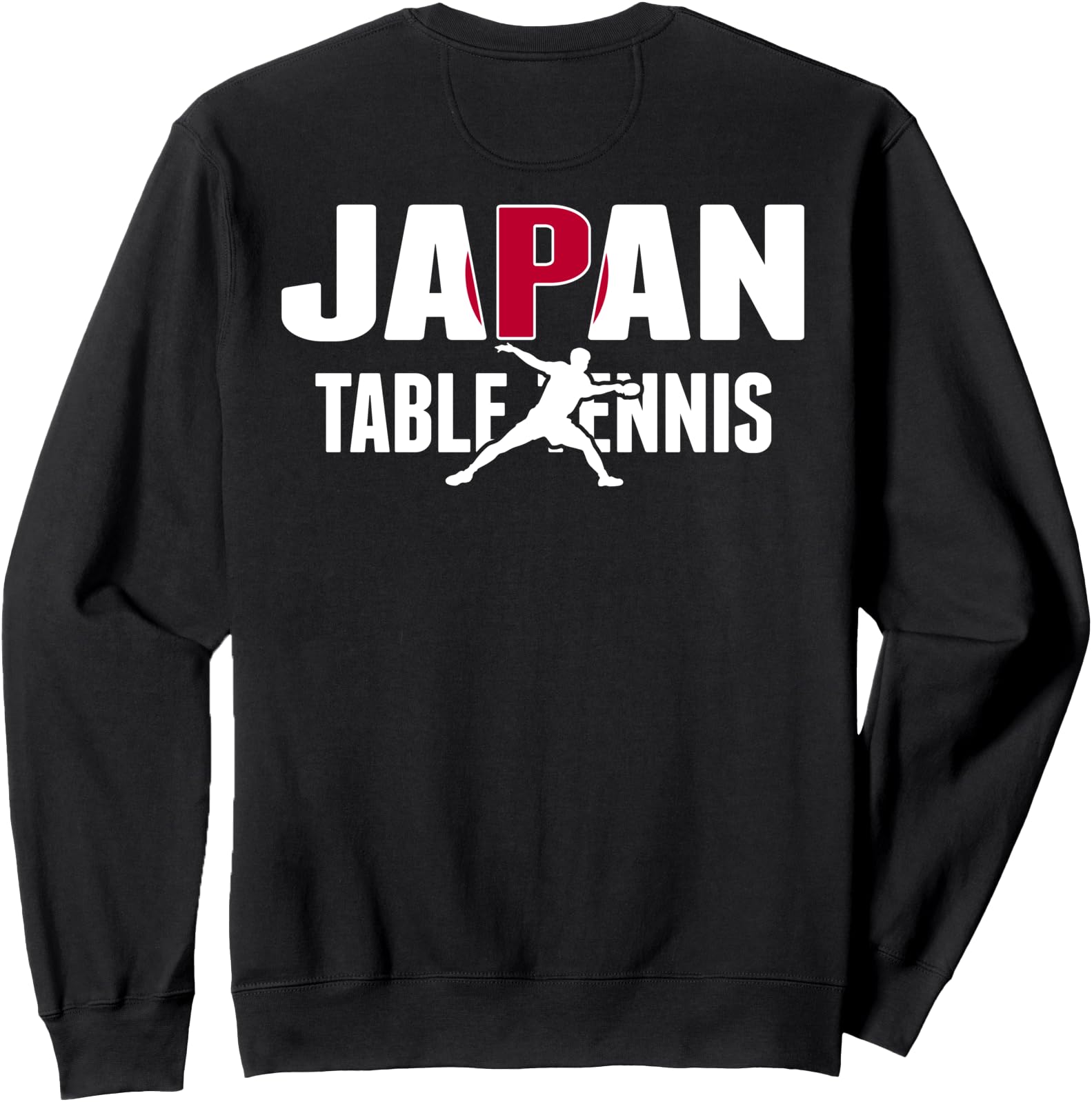 Japan Table Tennis Fans Jersey Japanese Ping Pong Lovers Sweatshirt