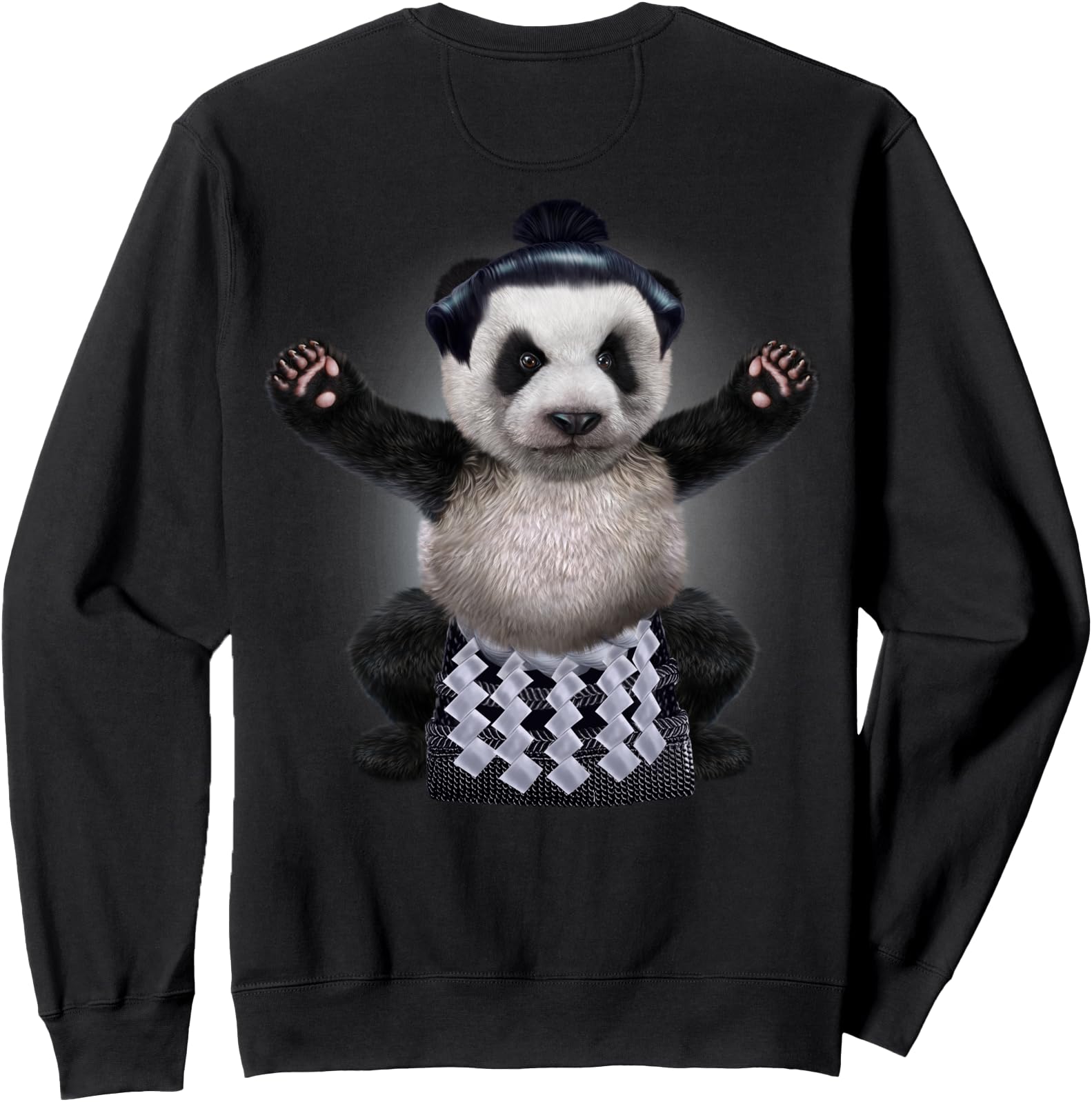 Giant Panda as Japanese Sumo Wrestler Sweatshirt