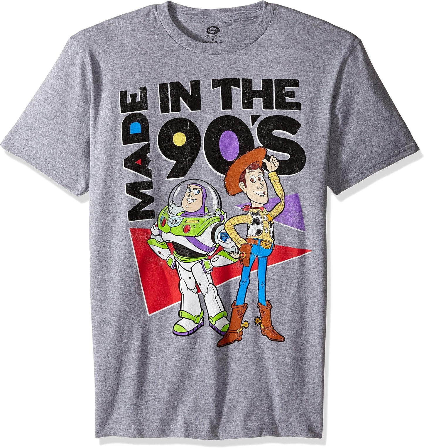 Disney Men's Toy Story Made In The 90S Short Sleeve