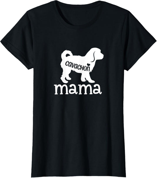 Cavachon Dog Mama Gifts Cavachon Dog Lover Owner Mom Women T-Shirt