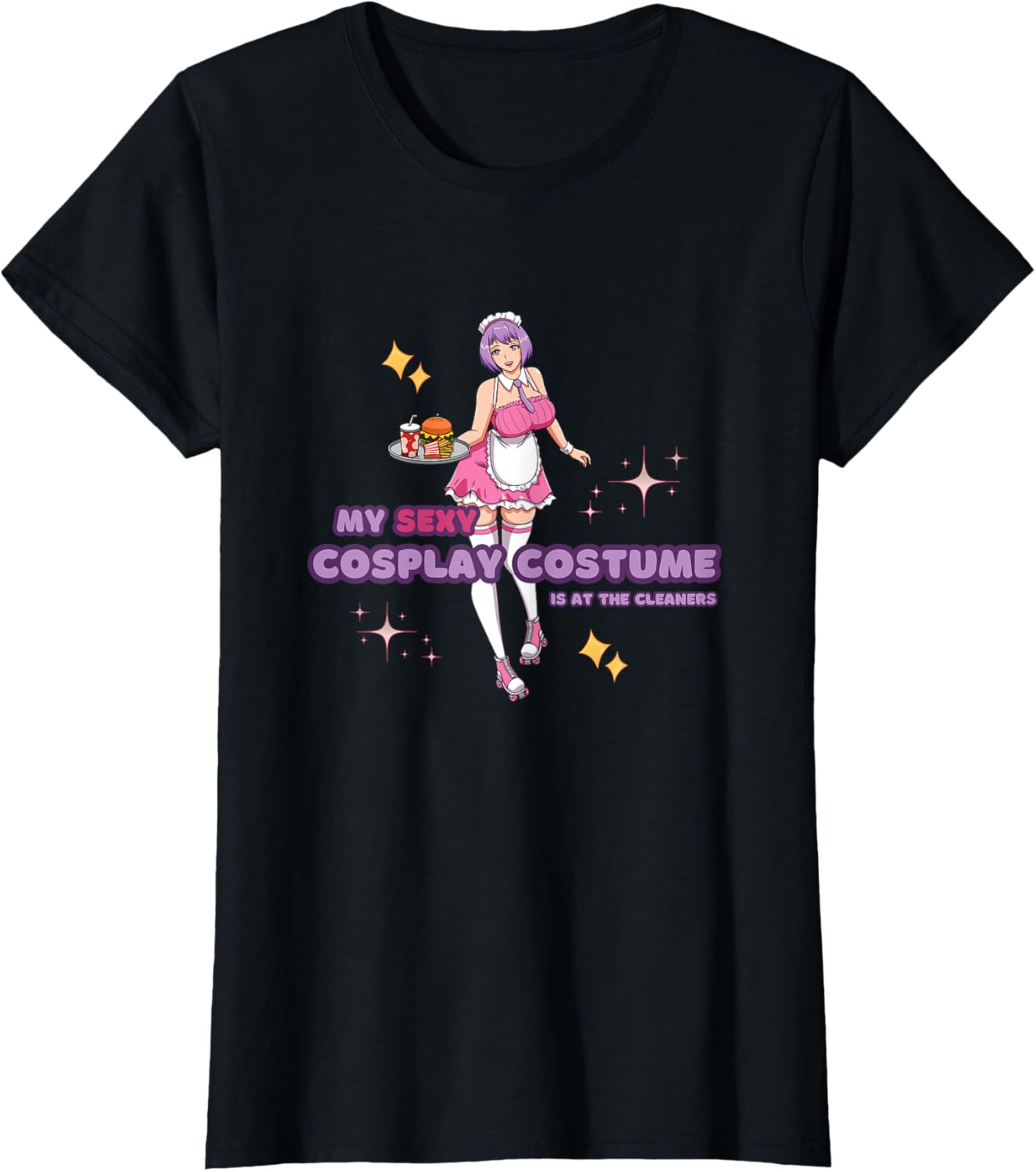 Womens Anime My sexy Cosplay Costume is at the Cleaners