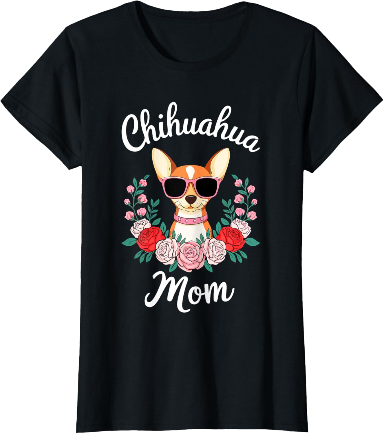 Chihuahua Mom Shirt Women Chihuahua Owner Mothers Day T-Shirt