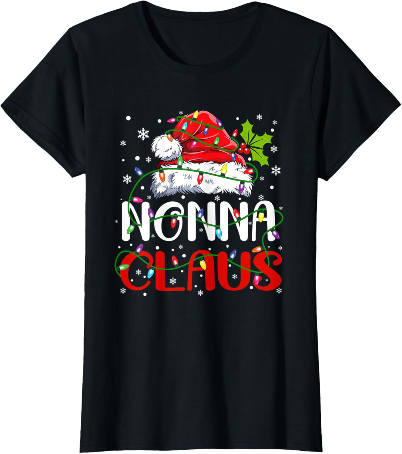 Nonna Claus Christmas Santa Matching Family Xmas Pajamas