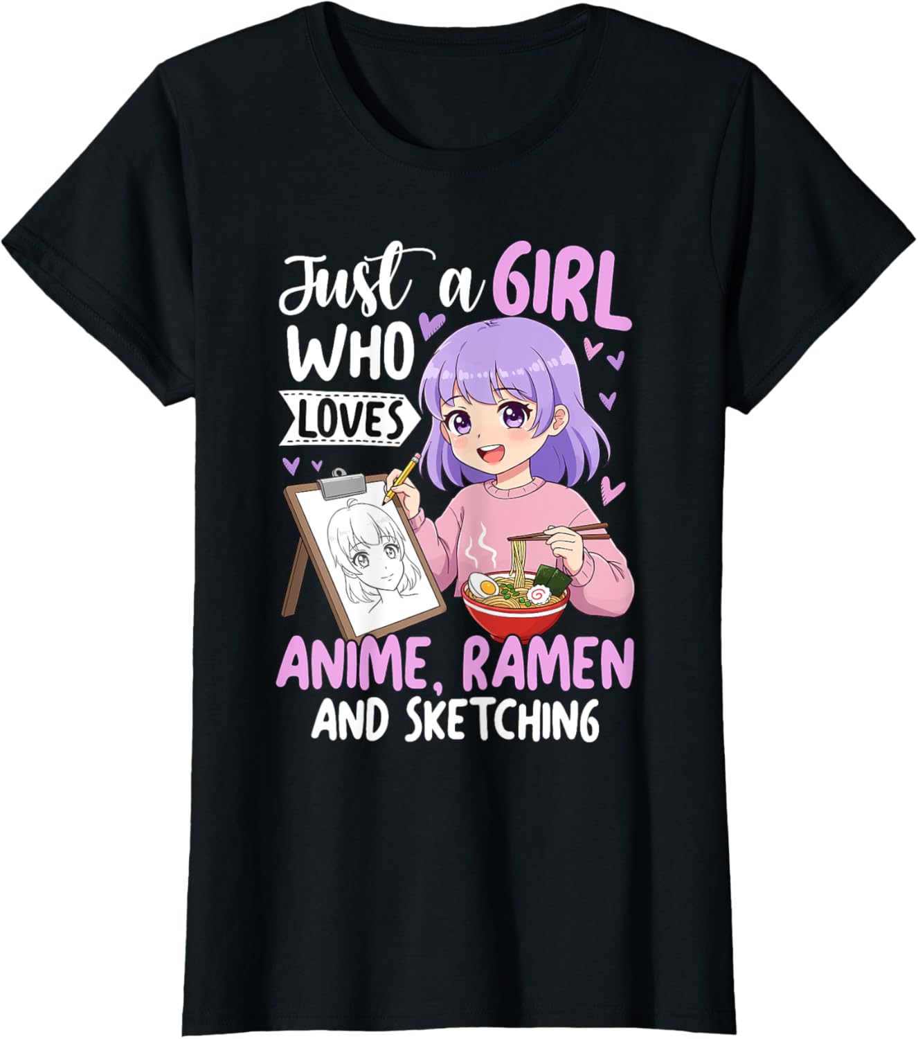 Just a Girl Who Loves Anime Ramen and Sketching