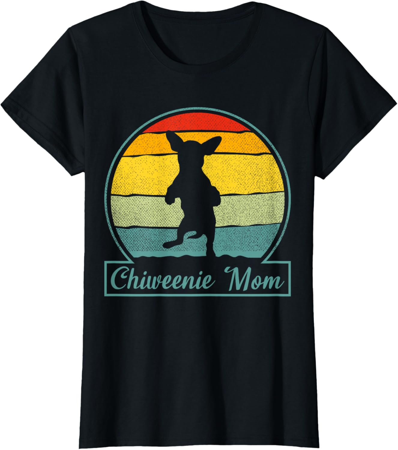 Chiweenie Mom Mama Cute Dog Lovers Dog Owners Women Kids T-Shirt