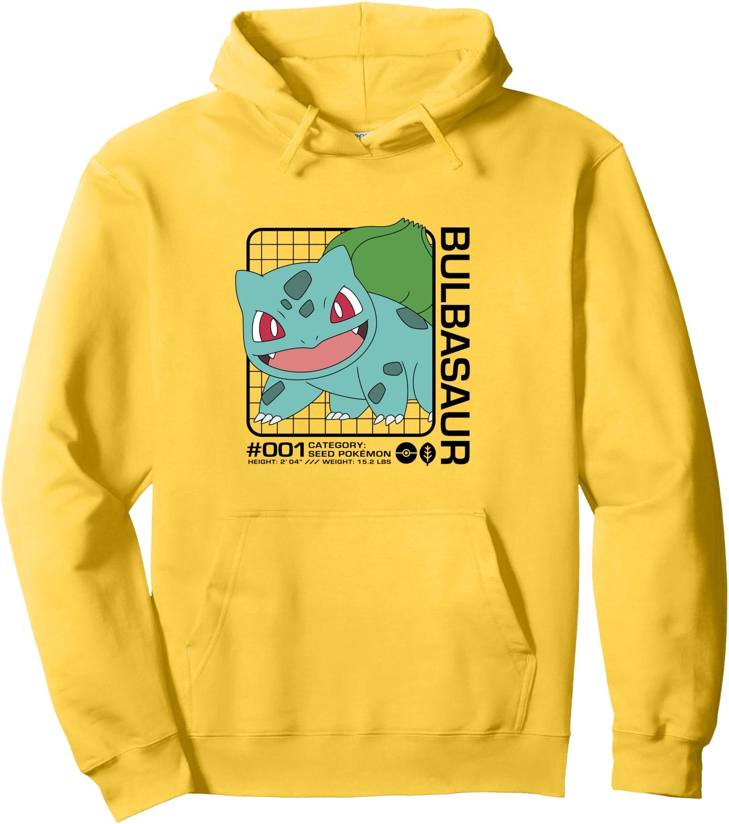 Pokmon - Bulbasaur Stats Pullover Hoodie