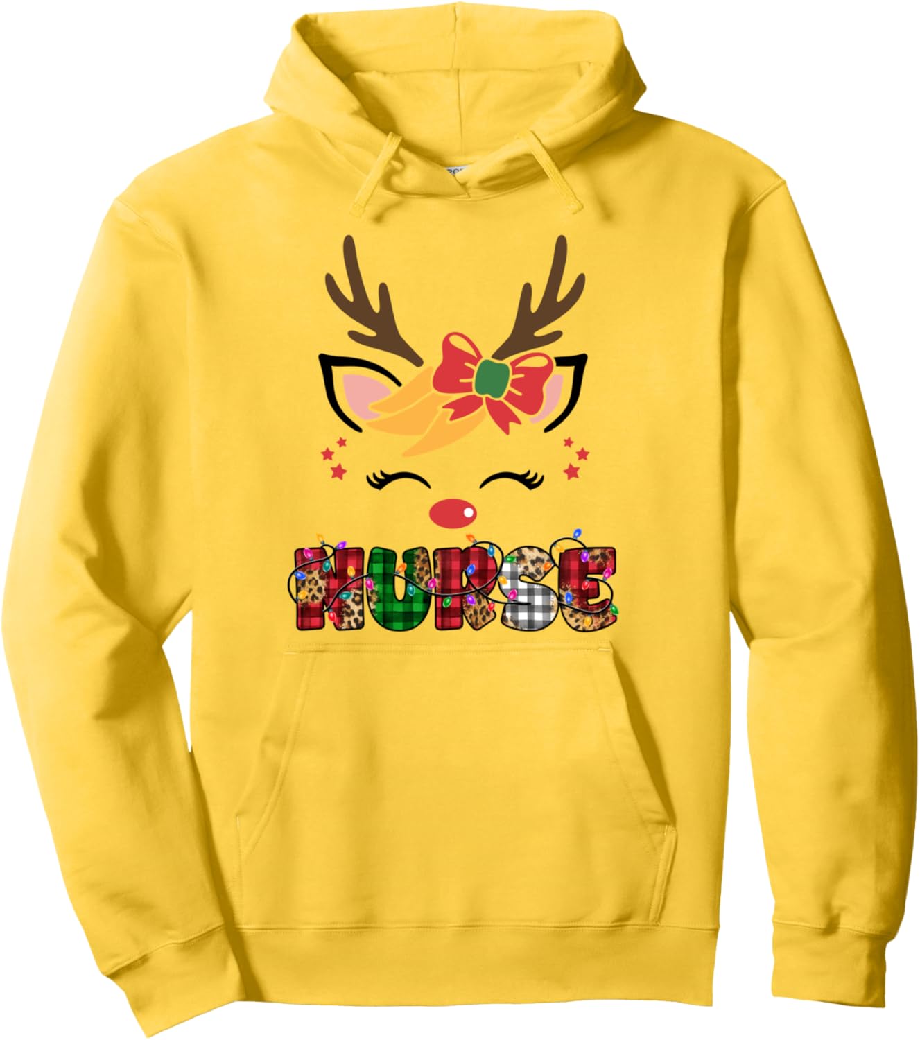 Christmas Nurse Funny Nurses Christmas Ugly Xmas Sweater Pullover Hoodie