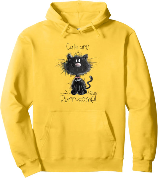 Cats Are Purrsome For Cat And Pet Lovers Pullover Hoodie