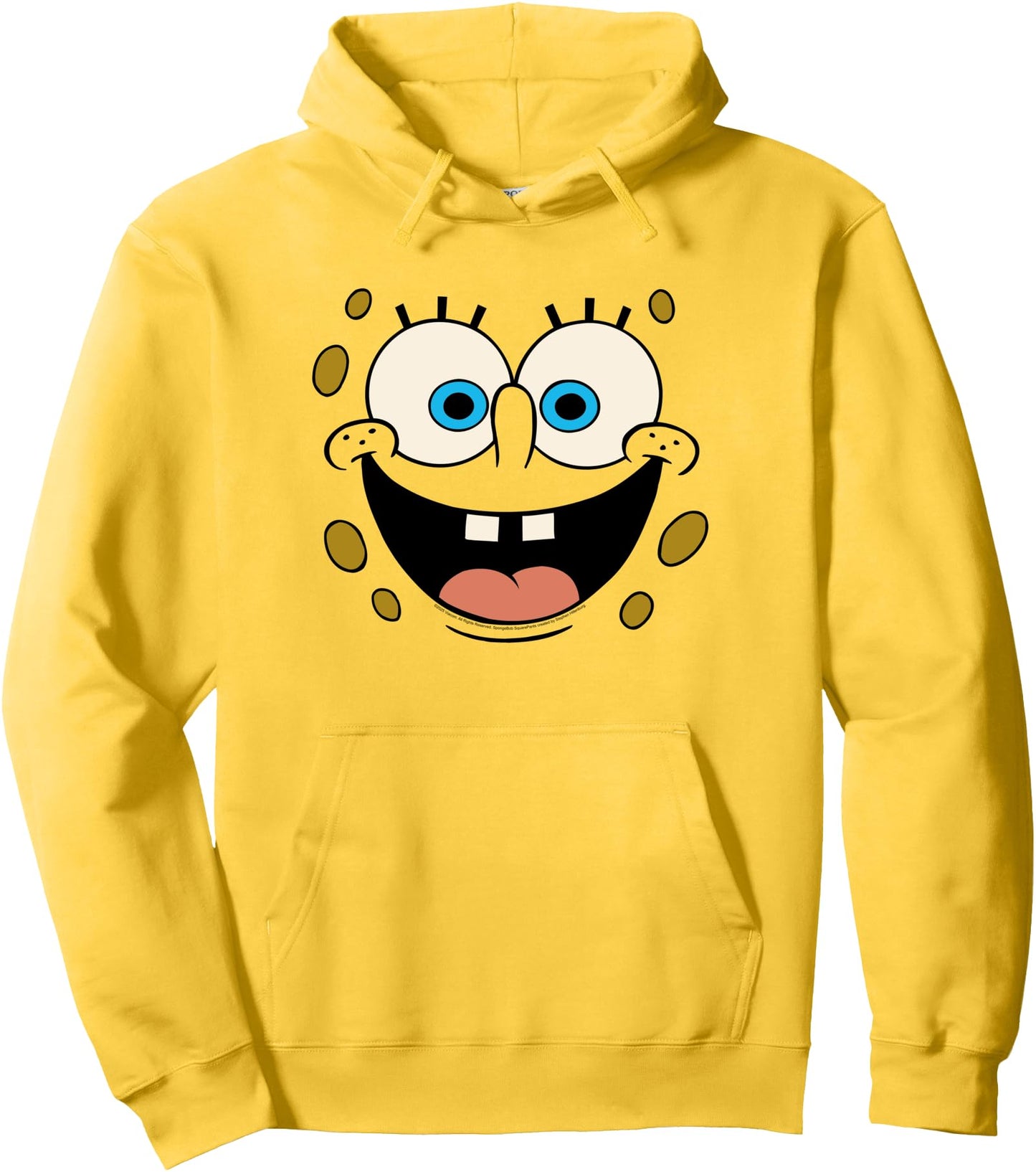 SpongeBob SquarePants Happy SpongeBob Face Cartoon Costume Pullover Hoodie