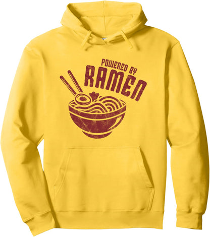 Powered By Ramen Japanese Love Anime Noodles Pullover Hoodie