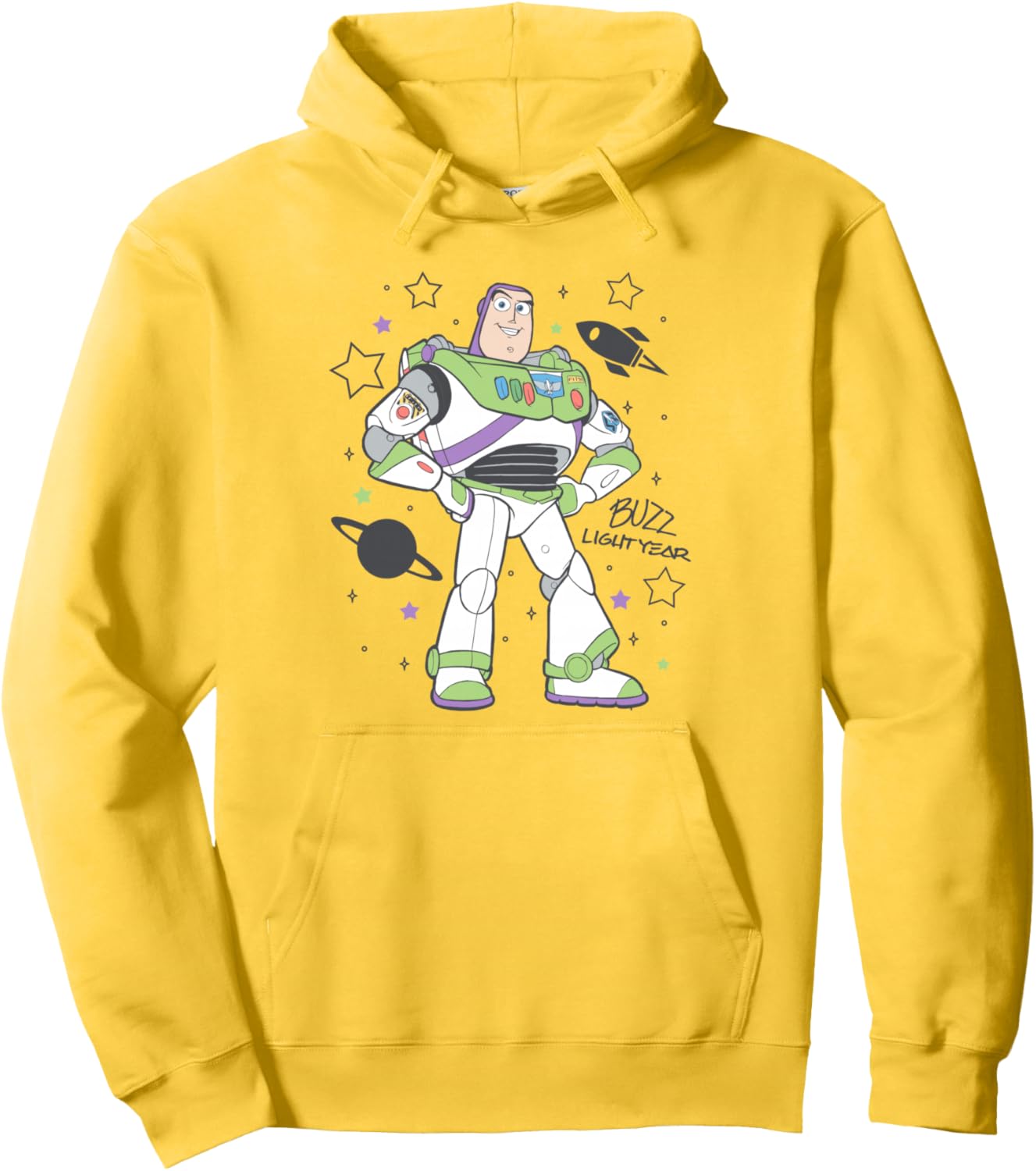 Disney Pixar Toy Story Buzz Lightyear's Signature Portrait Pullover Hoodie