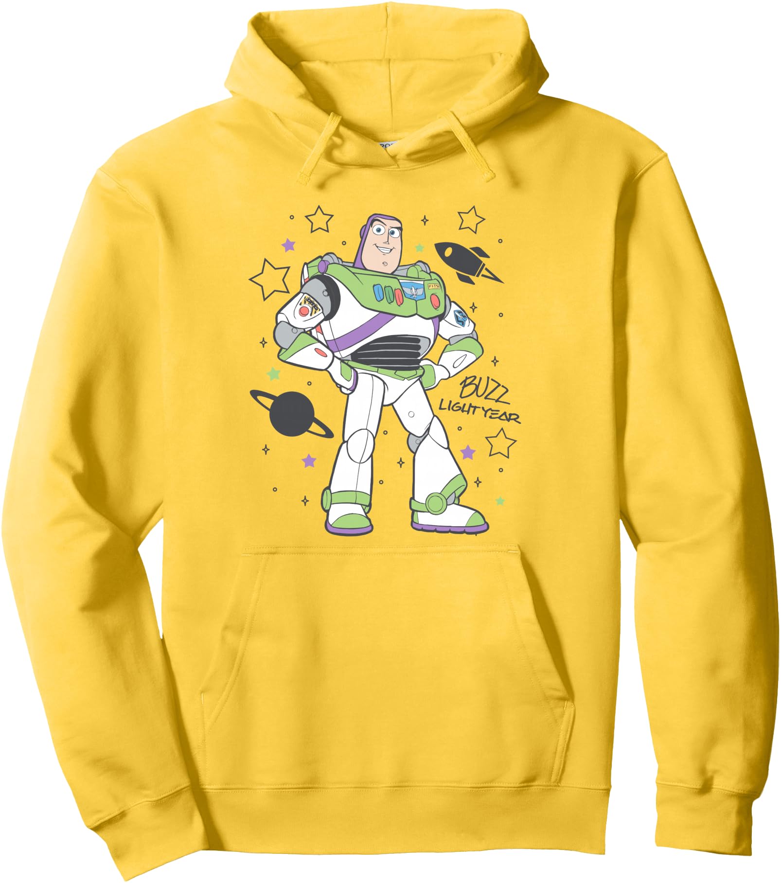 Disney Pixar Toy Story Buzz Lightyear's Signature Portrait Pullover Hoodie