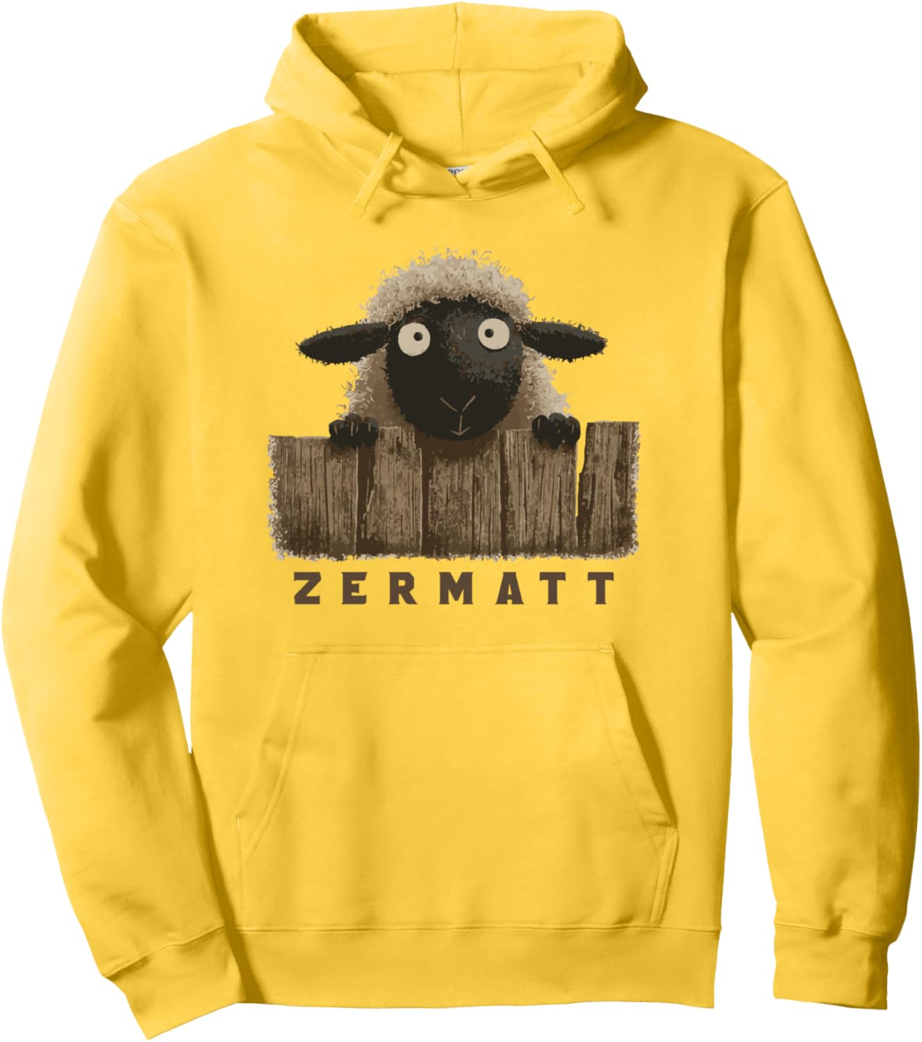 Zermatt Blacknose Sheep Cute Zermatt Switzerland Souvenir Pullover Hoodie