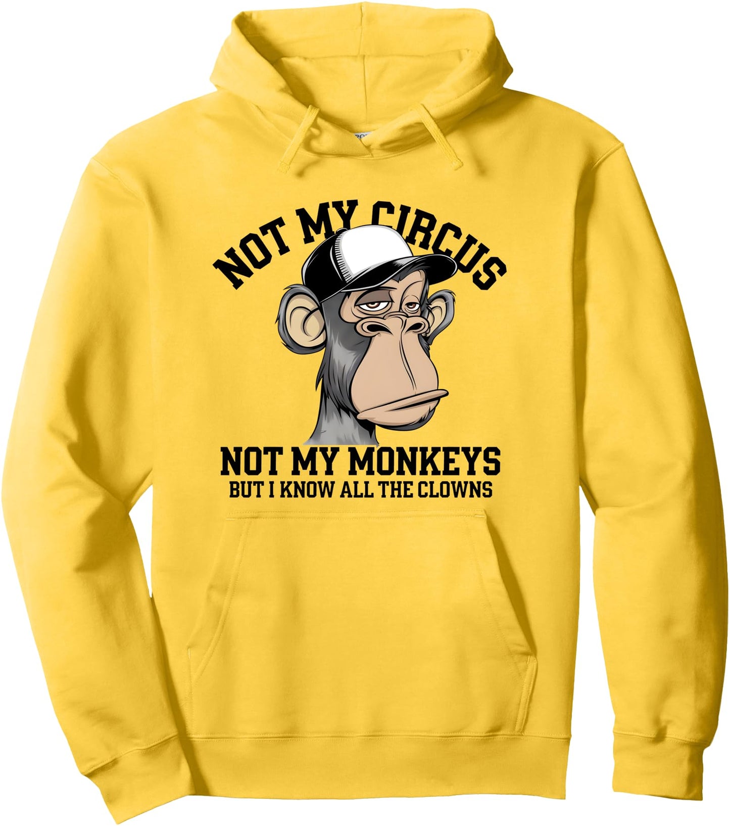 Not My Circus Not My Monkeys But I Know All The Clowns Men Pullover Hoodie