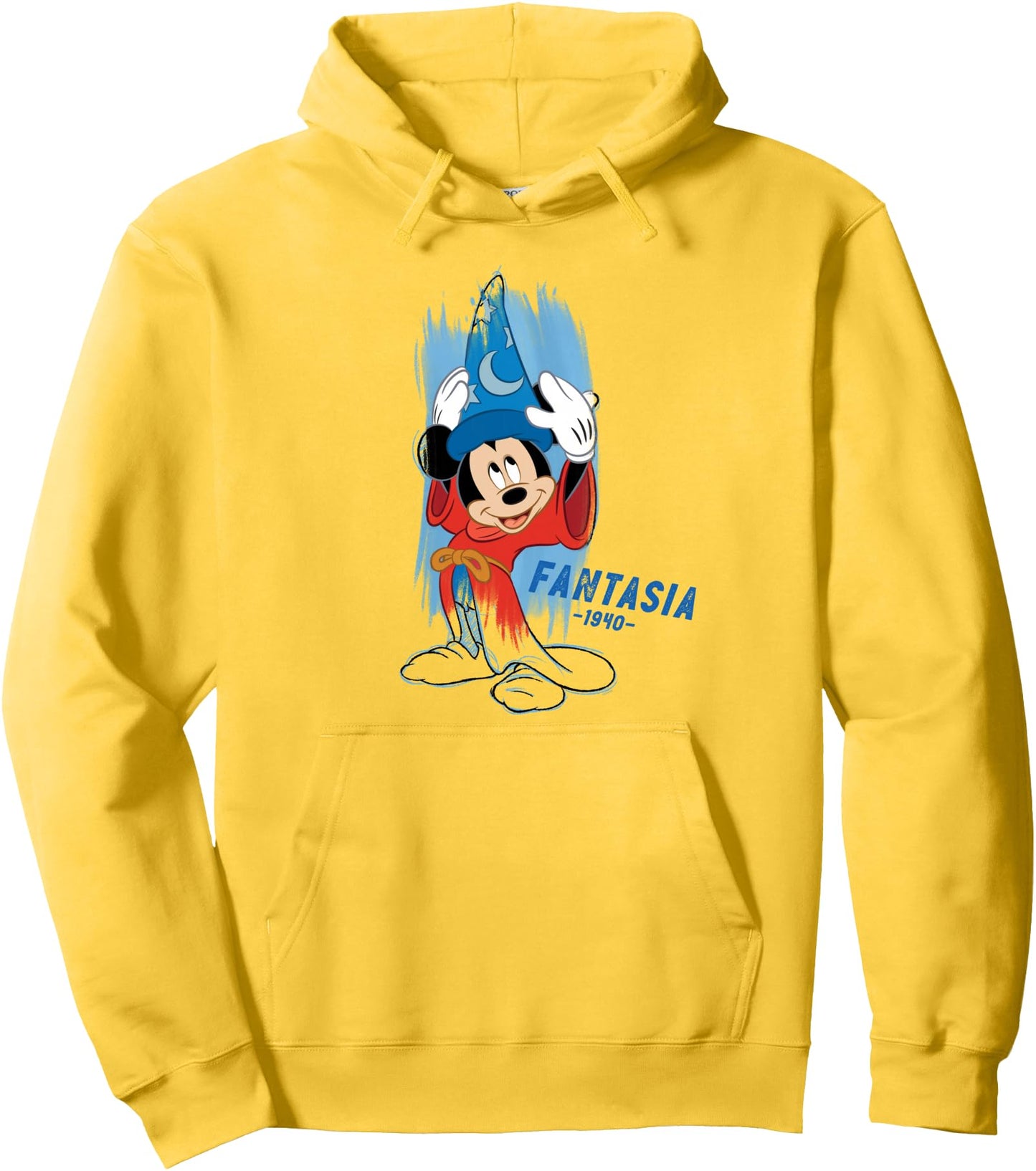 Disney Ink and Paint Sorcerer Mickey Mouse in Fantasia 1940 Pullover Hoodie