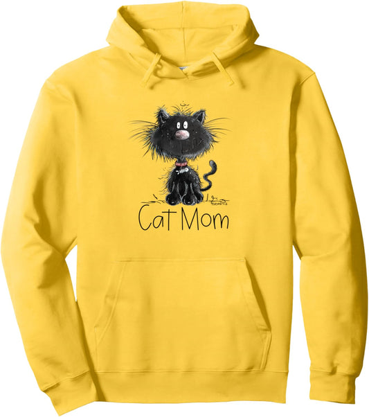 Cat Mom For Cat And Pet Lovers Pullover Hoodie