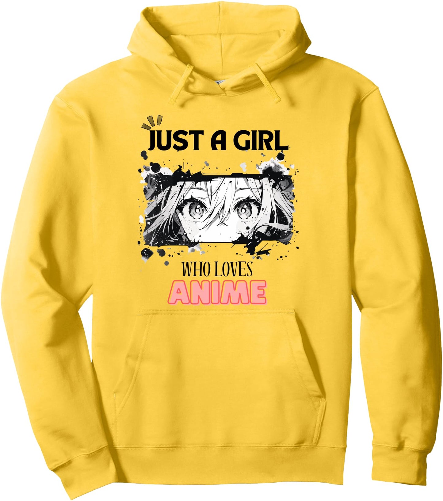 I'm Just A Girl Who Loves Anime And Sketching Pullover Hoodie