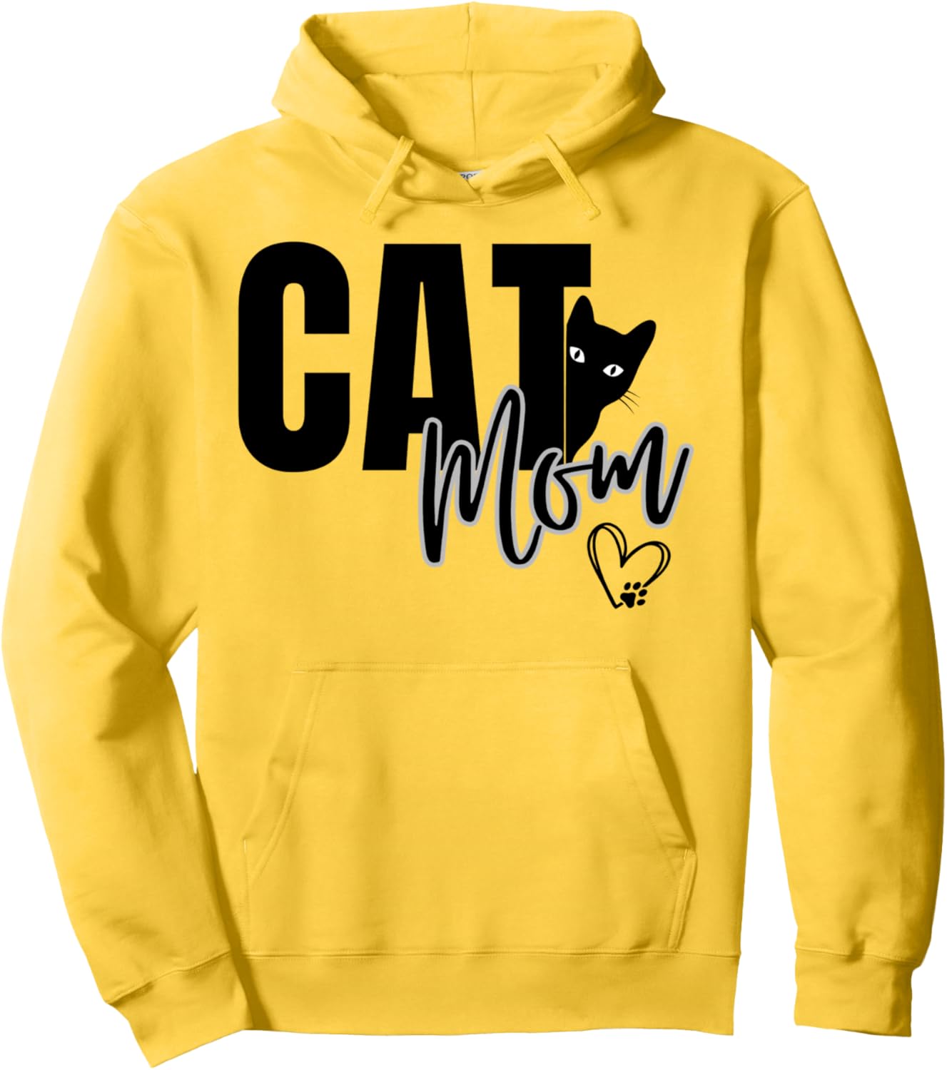 Cat Mommy, Cat Mama, Paw Mom, Love Cats, Cat Lover, Fur Mom Pullover Hoodie