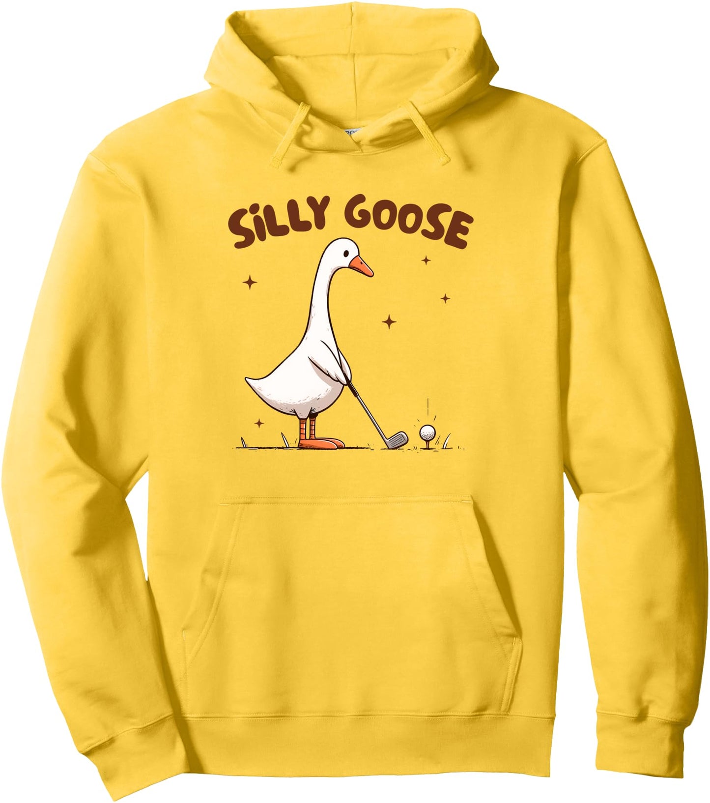 Golf Player Golfer Golf Club Par Tee Golf Vibes Silly Goose Pullover Hoodie