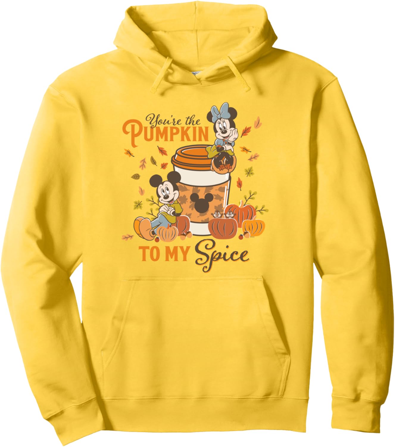 Disney Mickey & Minnie You're the Pumpkin to My Spice Fall Pullover Hoodie
