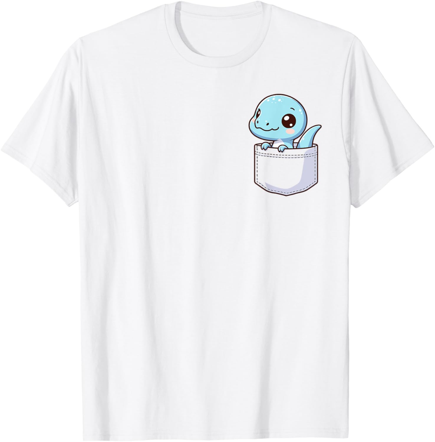 Adorable Chibi Japanese Pocket Kawaii Velociraptor