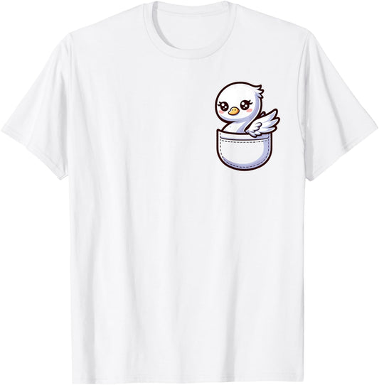 Adorable Cute Chibi Japanese Pocket Kawaii Swan