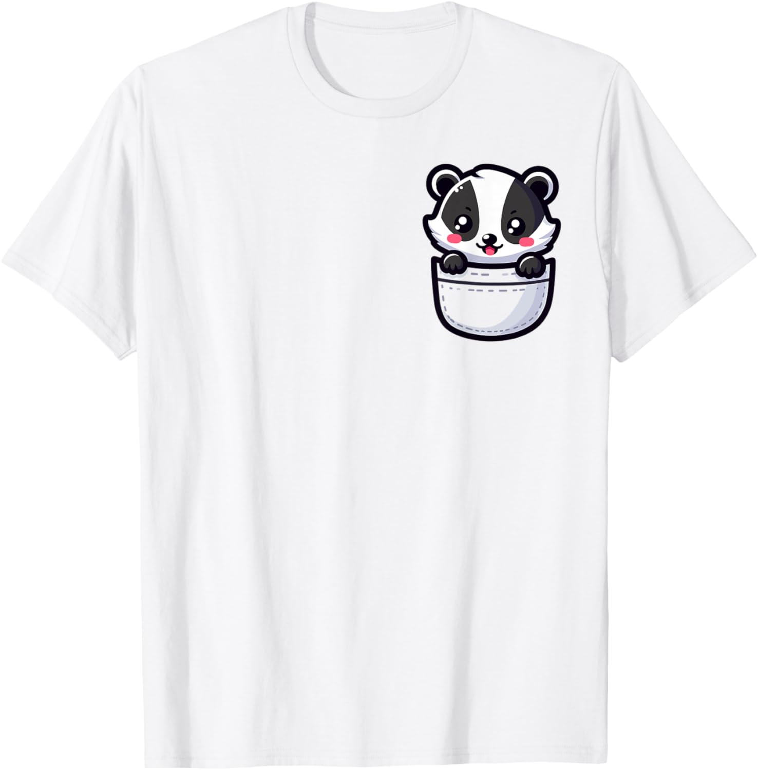 Adorable Cute Chibi Japanese Pocket Kawaii Badger