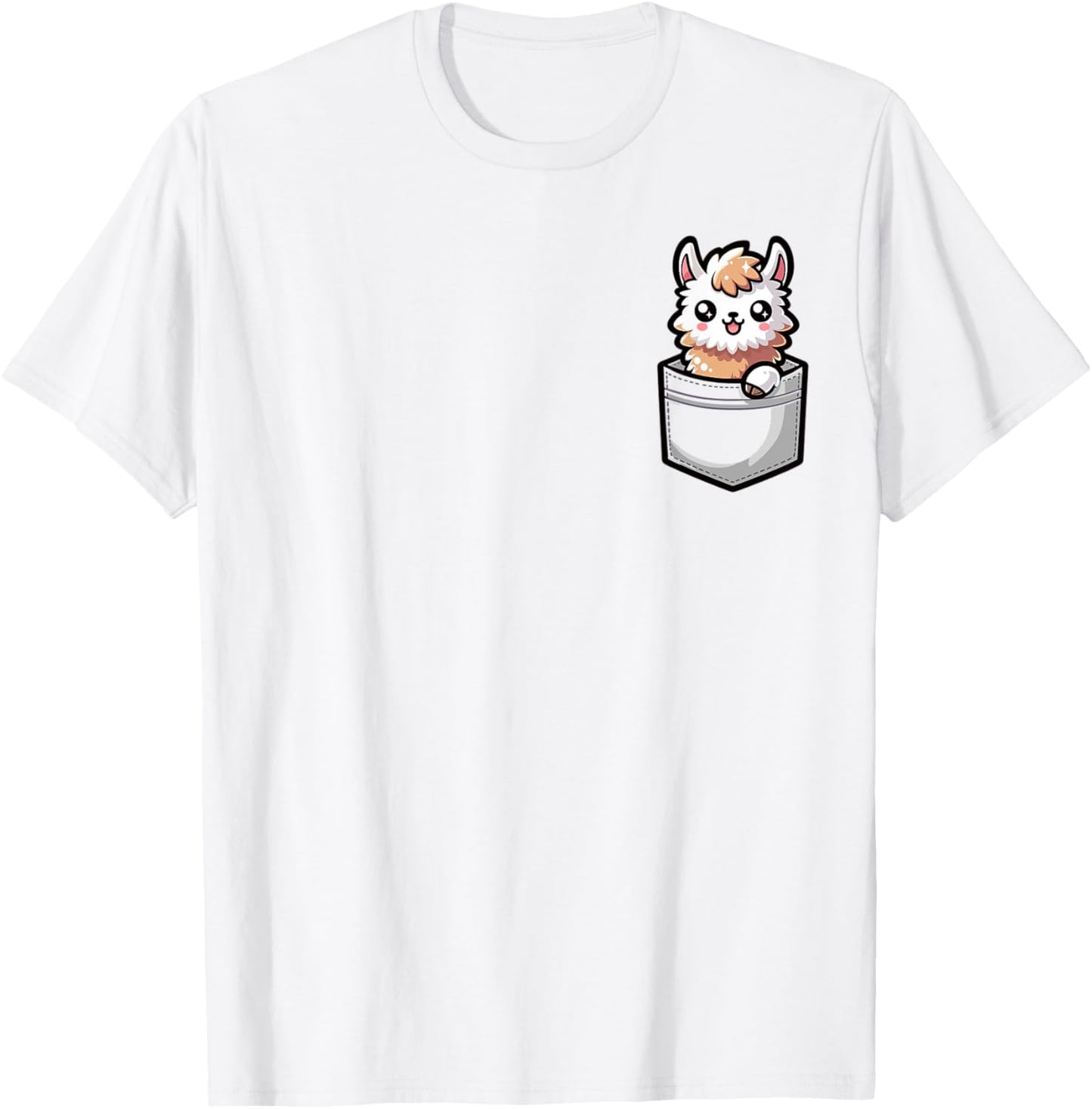 Adorable Cute Chibi Japanese Pocket Kawaii Llama