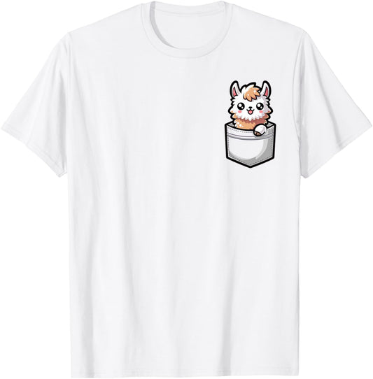 Adorable Cute Chibi Japanese Pocket Kawaii Llama