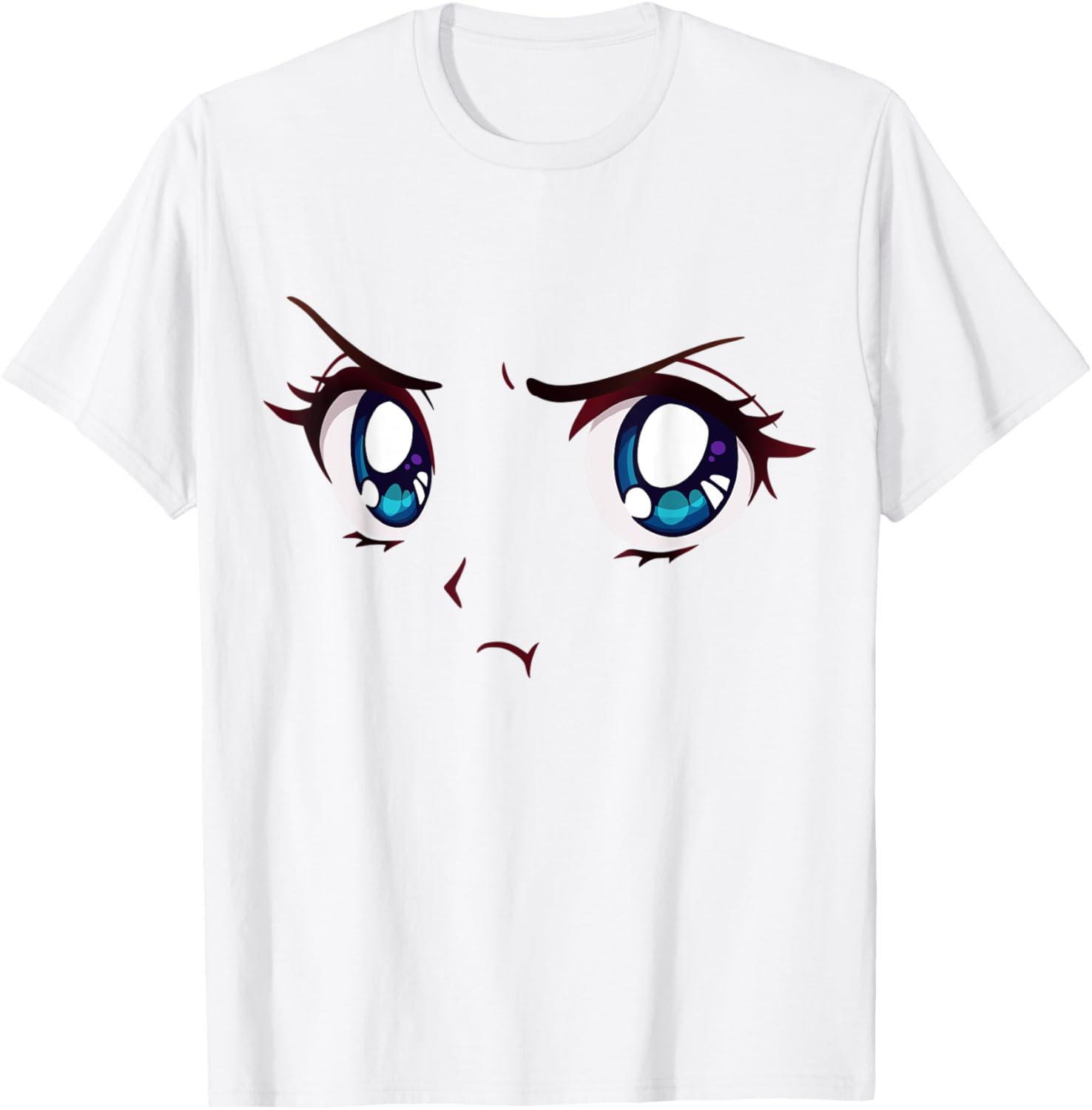 Angry Anime Eyes Shirt Face Mood Aesthetic Anime Merch