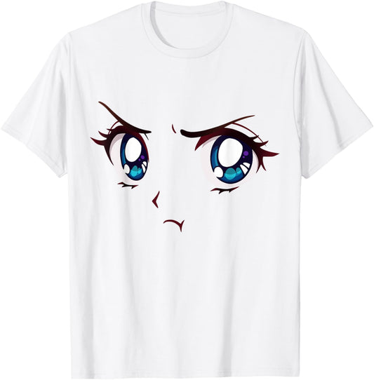 Angry Anime Eyes Shirt Face Mood Aesthetic Anime Merch