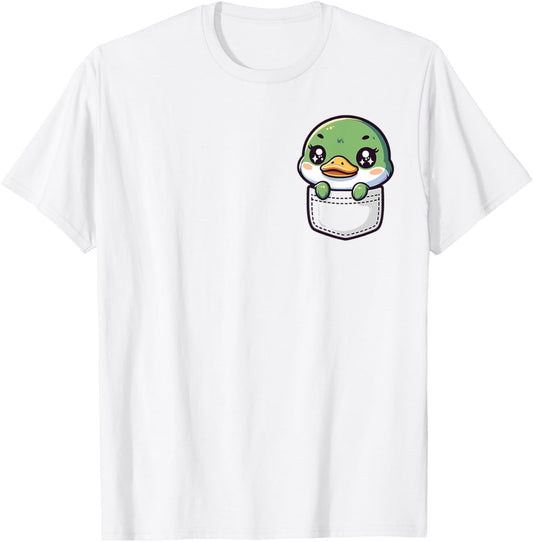 Adorable Cute Chibi Japanese Pocket Kawaii Mallard Duck