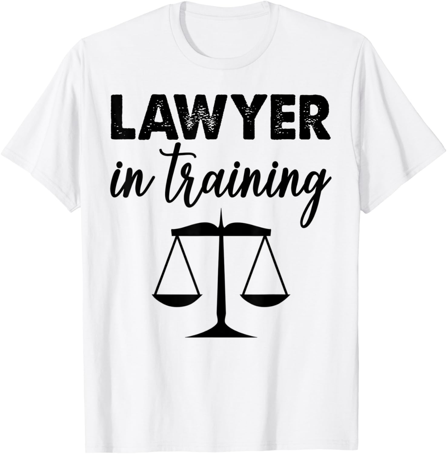 Lawyer In Training Tee Shirts Women Scale Of Justice Gifts