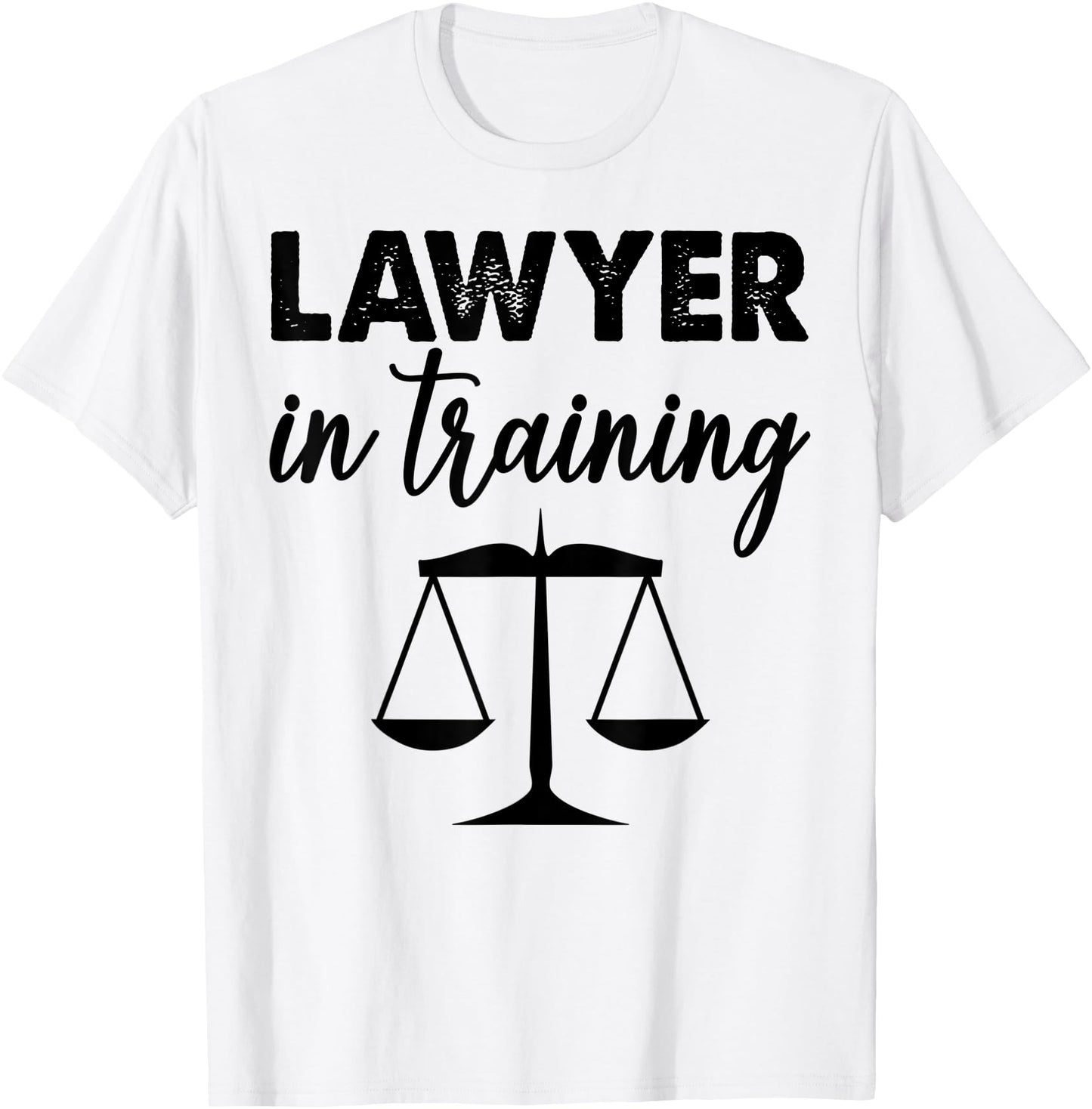 Lawyer In Training Tee Shirts Women Scale Of Justice Gifts