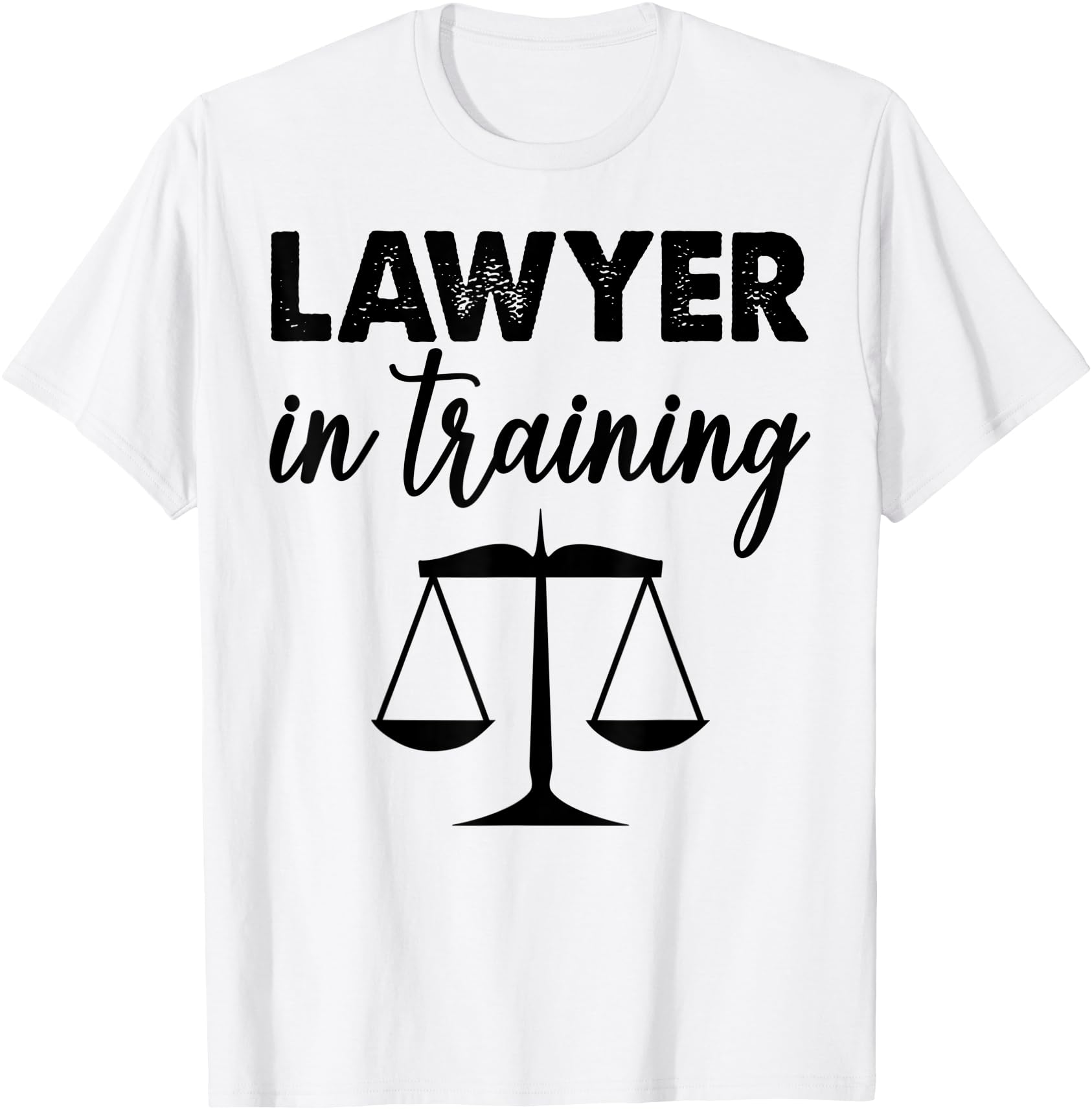 Lawyer In Training Tee Shirts Women Scale Of Justice Gifts