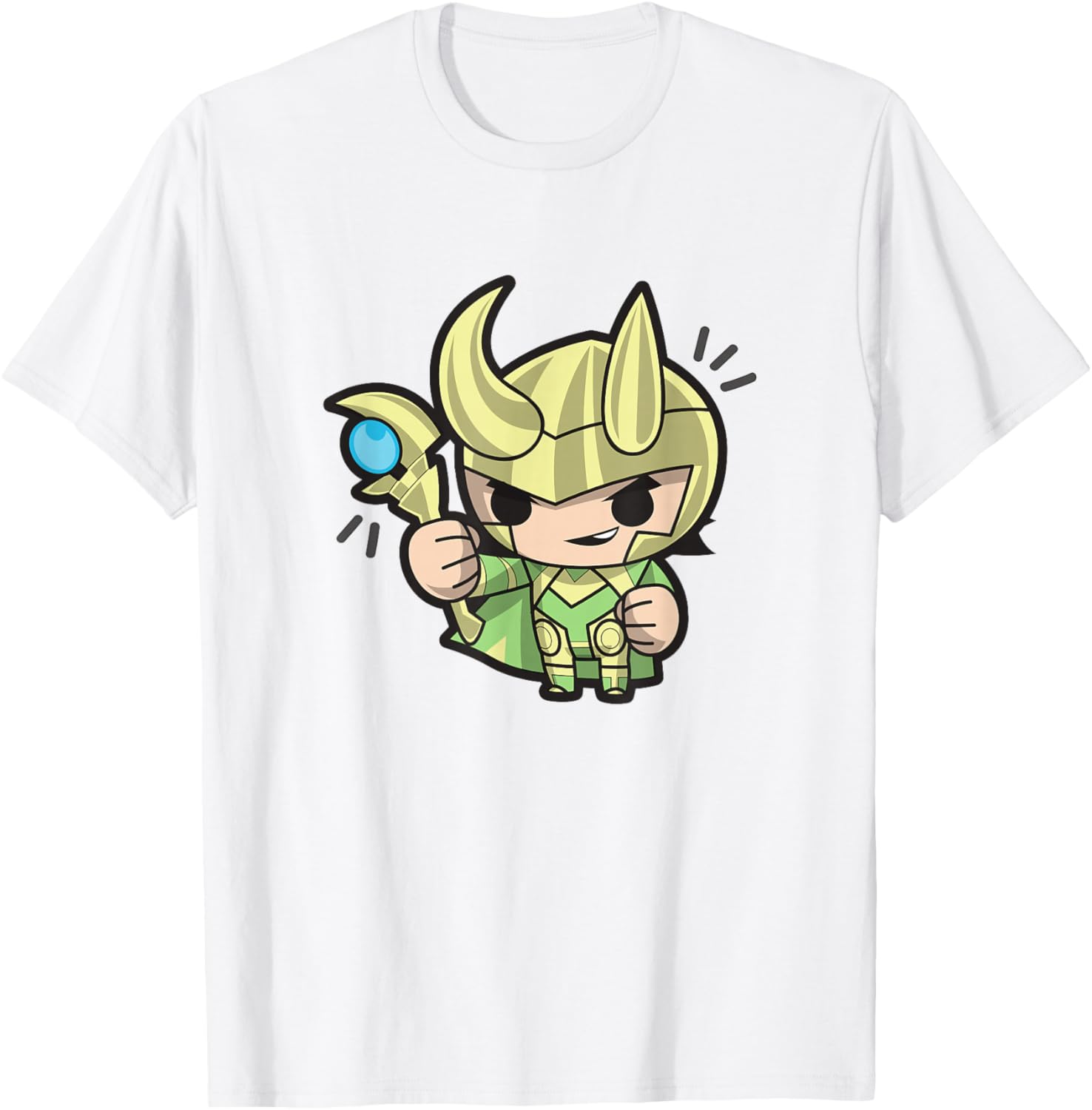 Marvel Comics Retro Classic Little Loki Kawaii Portrait