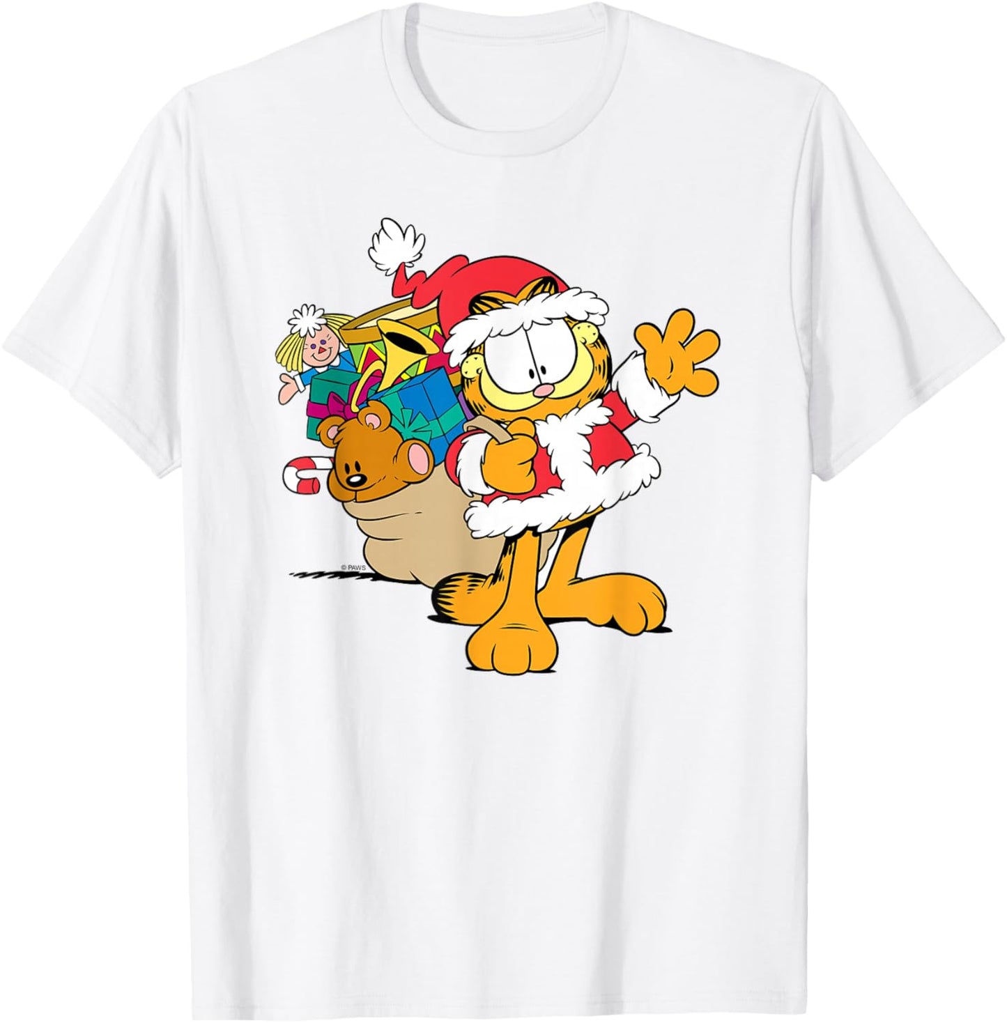Garfield Santa with Gifts Christmas Cartoon Cat