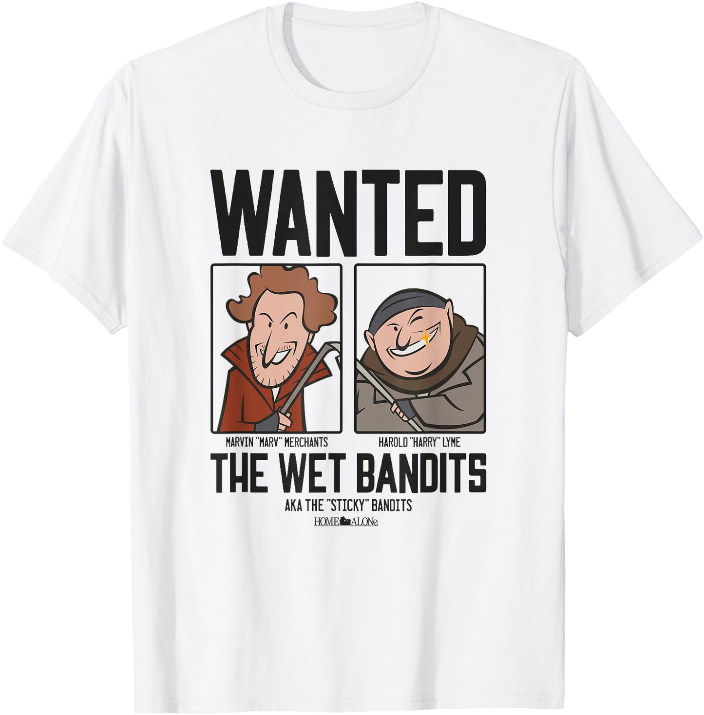 Home Alone Wet Bandits Wanted Poster Cartoon