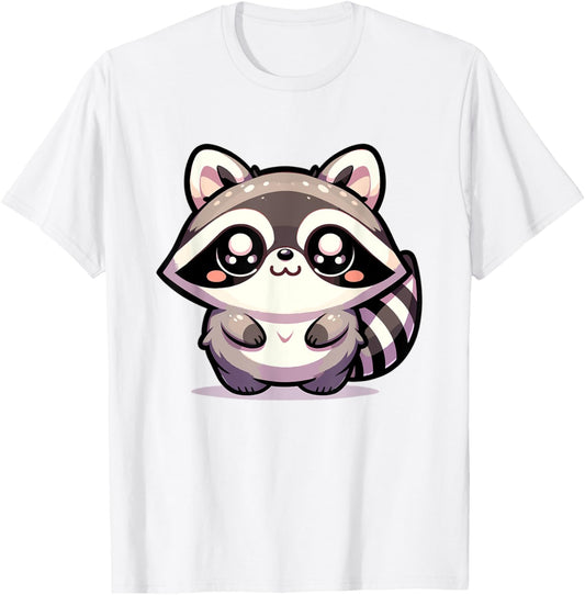 Adorable Cute Japanese Kawaii Chibi Raccoon