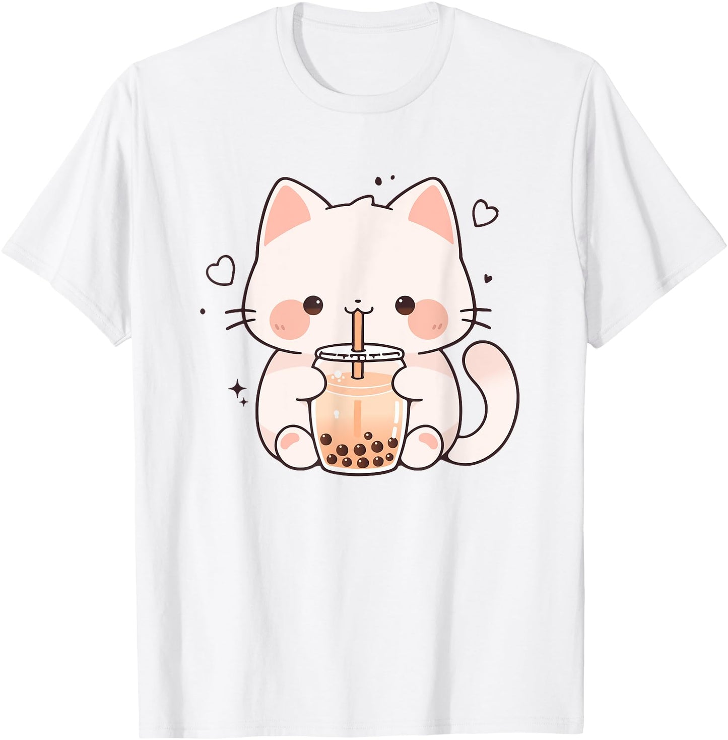 Kawaii Cat Boba Japanese cute aesthetic Anime Girls Teens