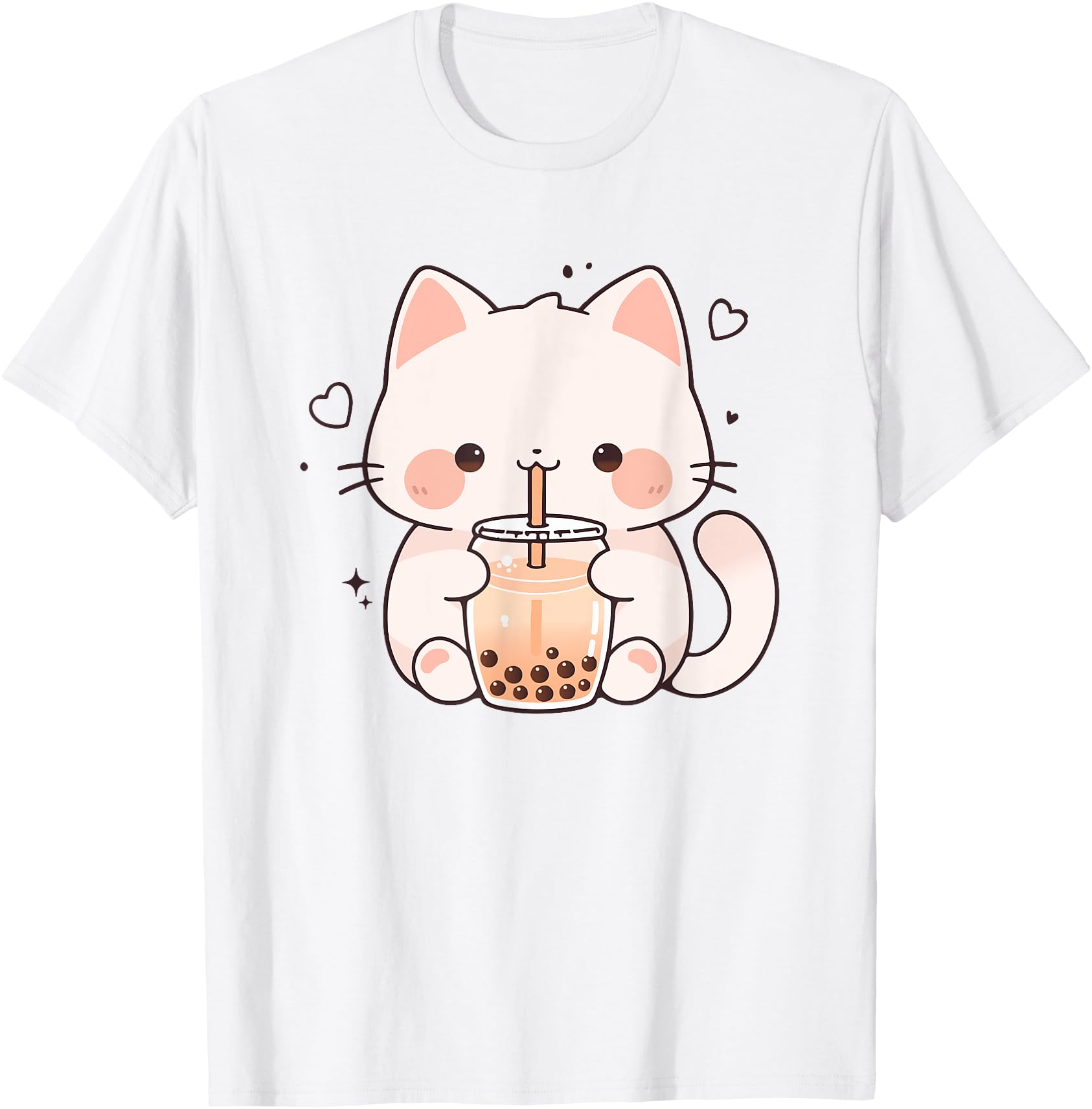 Kawaii Cat Boba Japanese cute aesthetic Anime Girls Teens