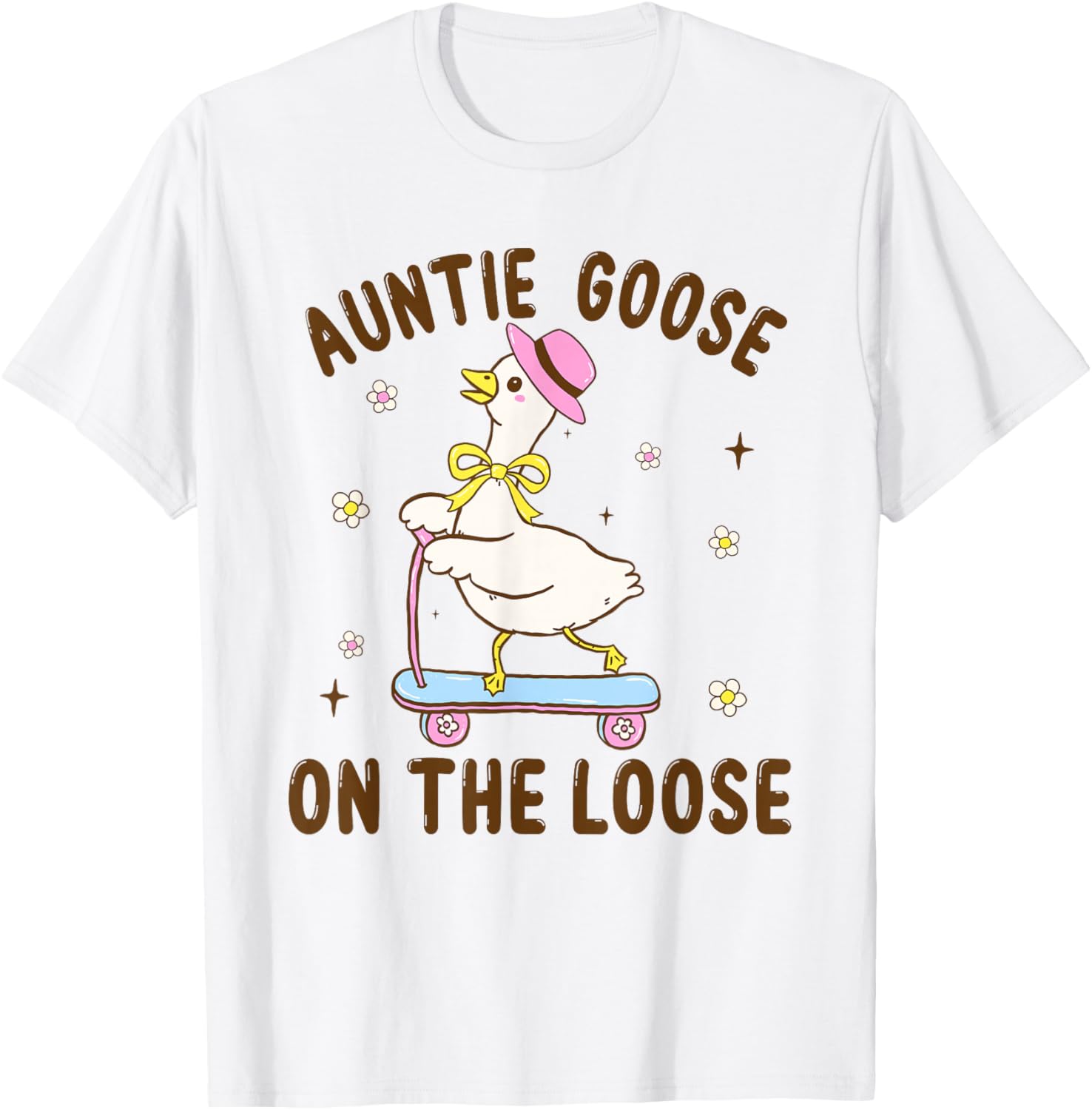 Auntie Goose On The Loose Funny Birthday Matching Family