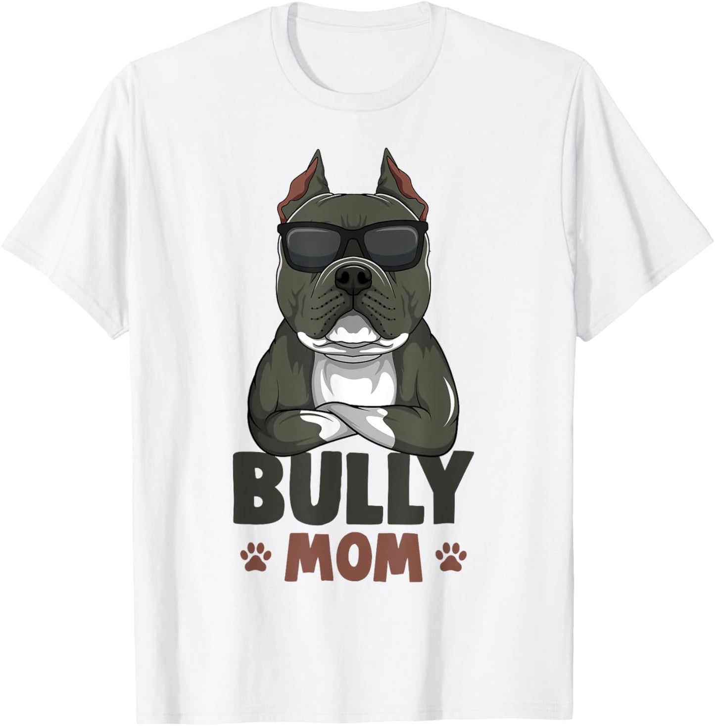 American Bully Dog Mom Women T-Shirt