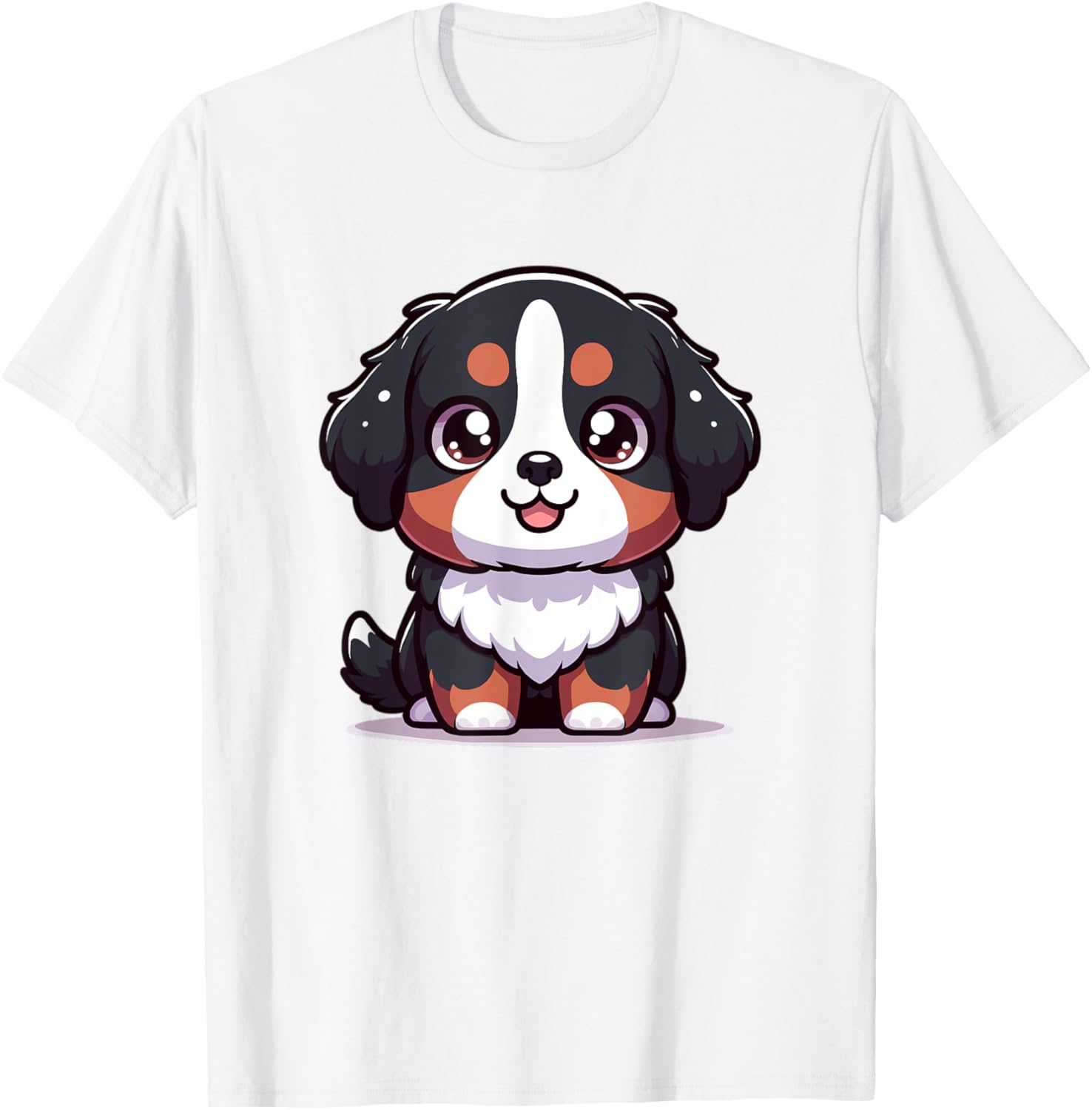 Adorable Cute Japanese Kawaii Chibi Bernese Mountain Dog