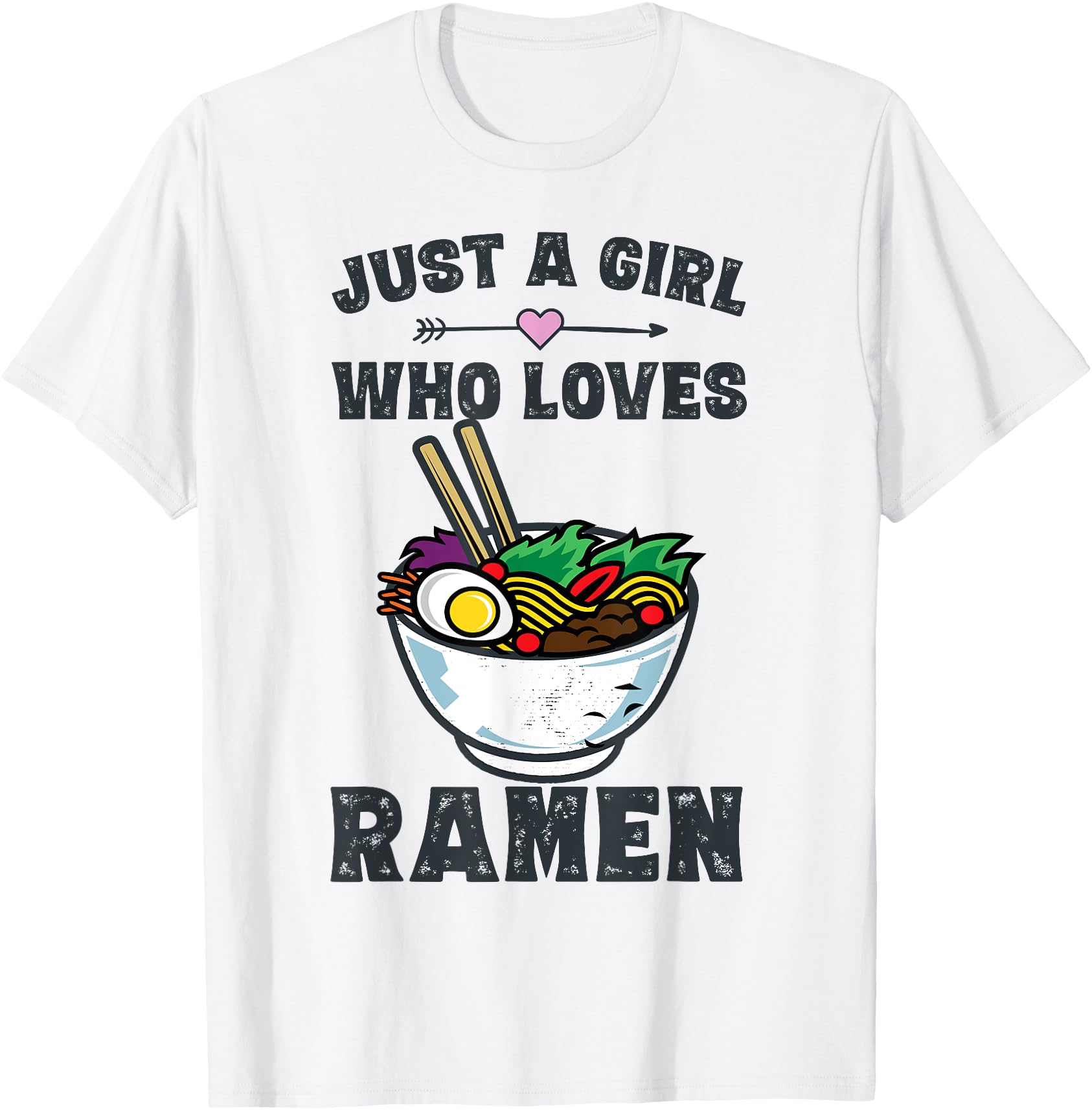 Funny Japanese Ramen Noodles Shirt Girls Anime Lovers Gifts